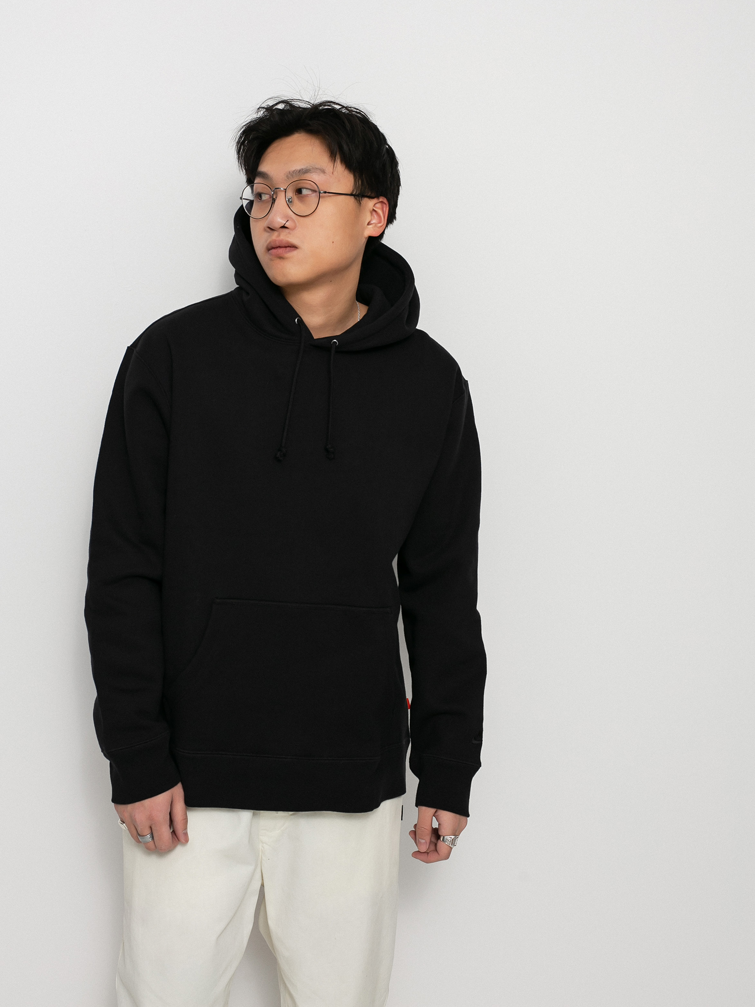 Nike SB Embroidery HD Kapucnis pulóver (black/black)