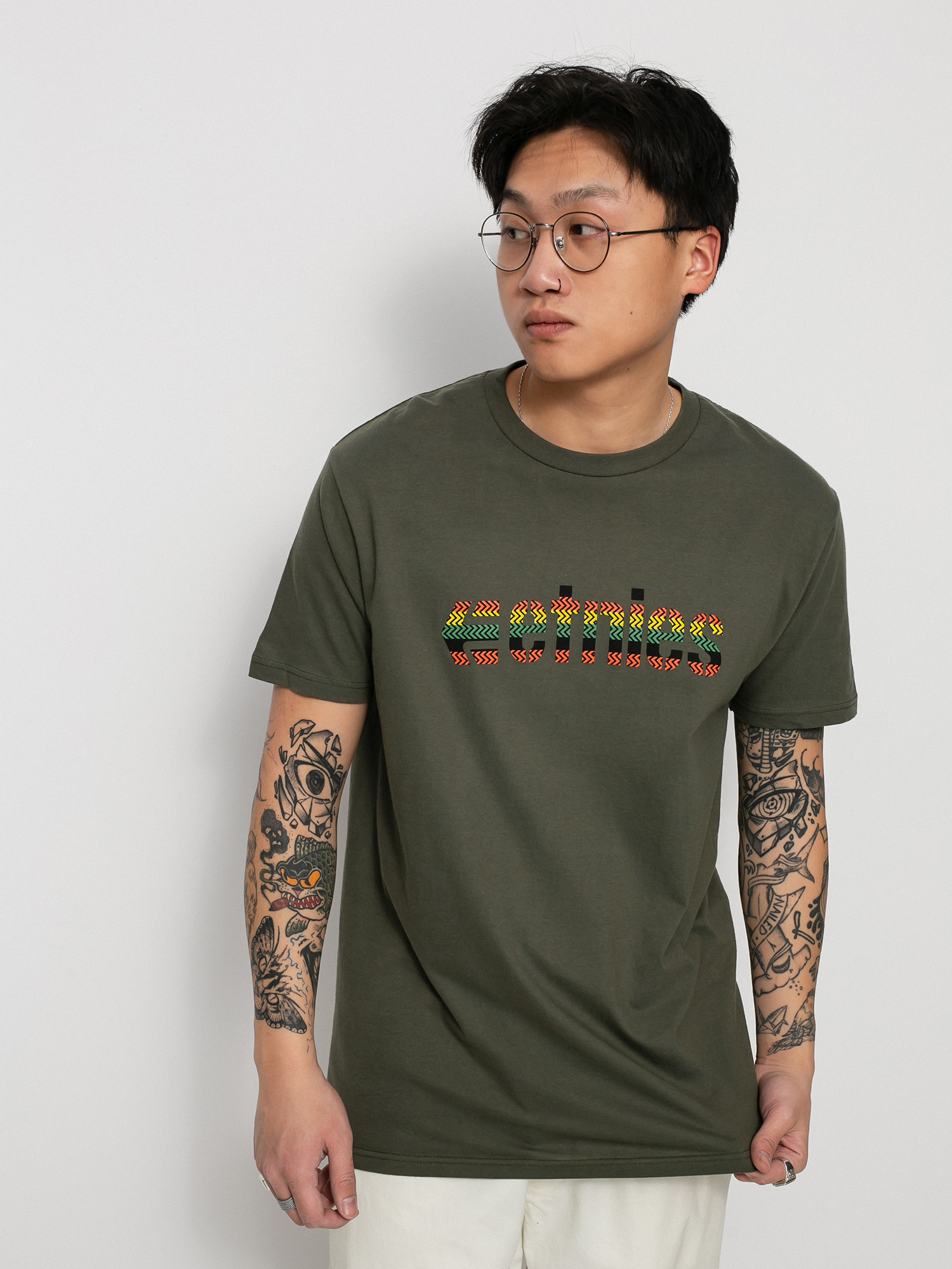 Etnies Grizzly Ecorp póló (military)