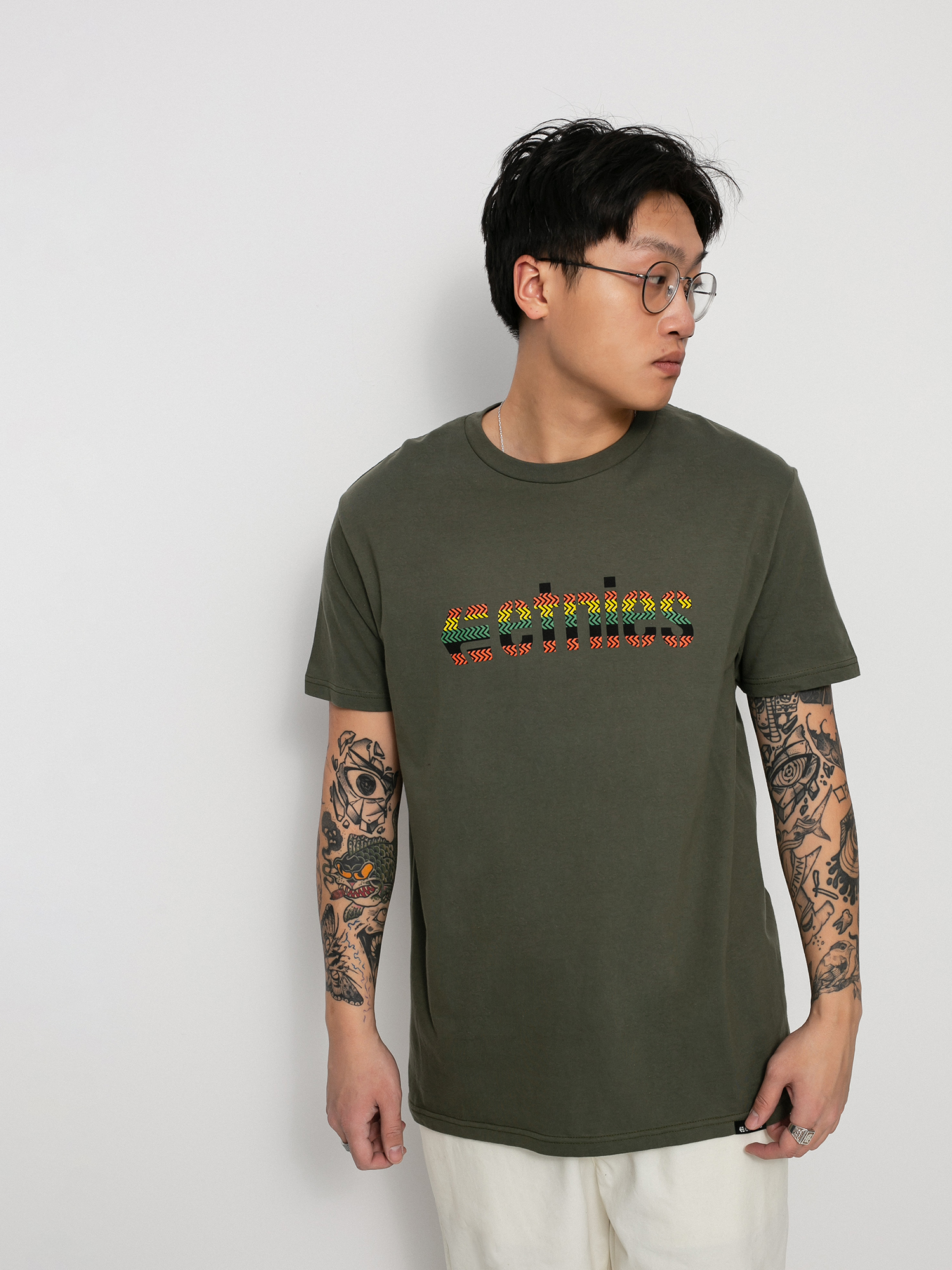 Etnies Grizzly Ecorp póló (military)