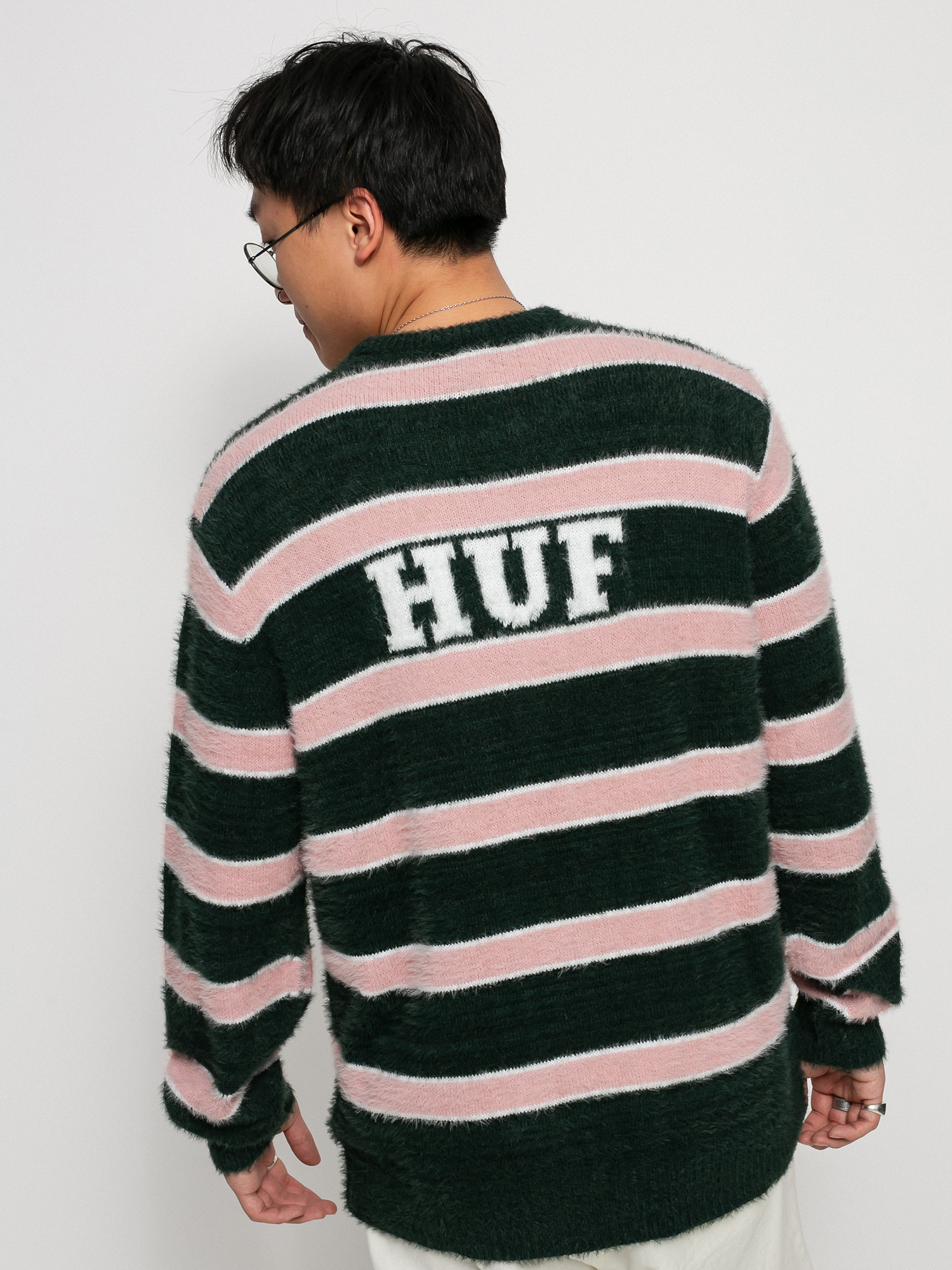 HUF X Playboy Faux Mohair Pulóver (green)