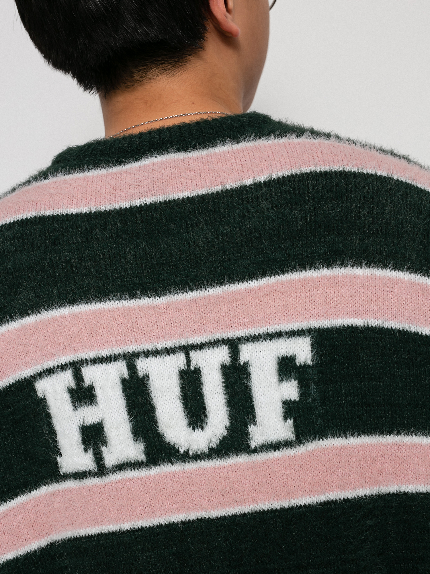 HUF X Playboy Faux Mohair Pulóver (green)