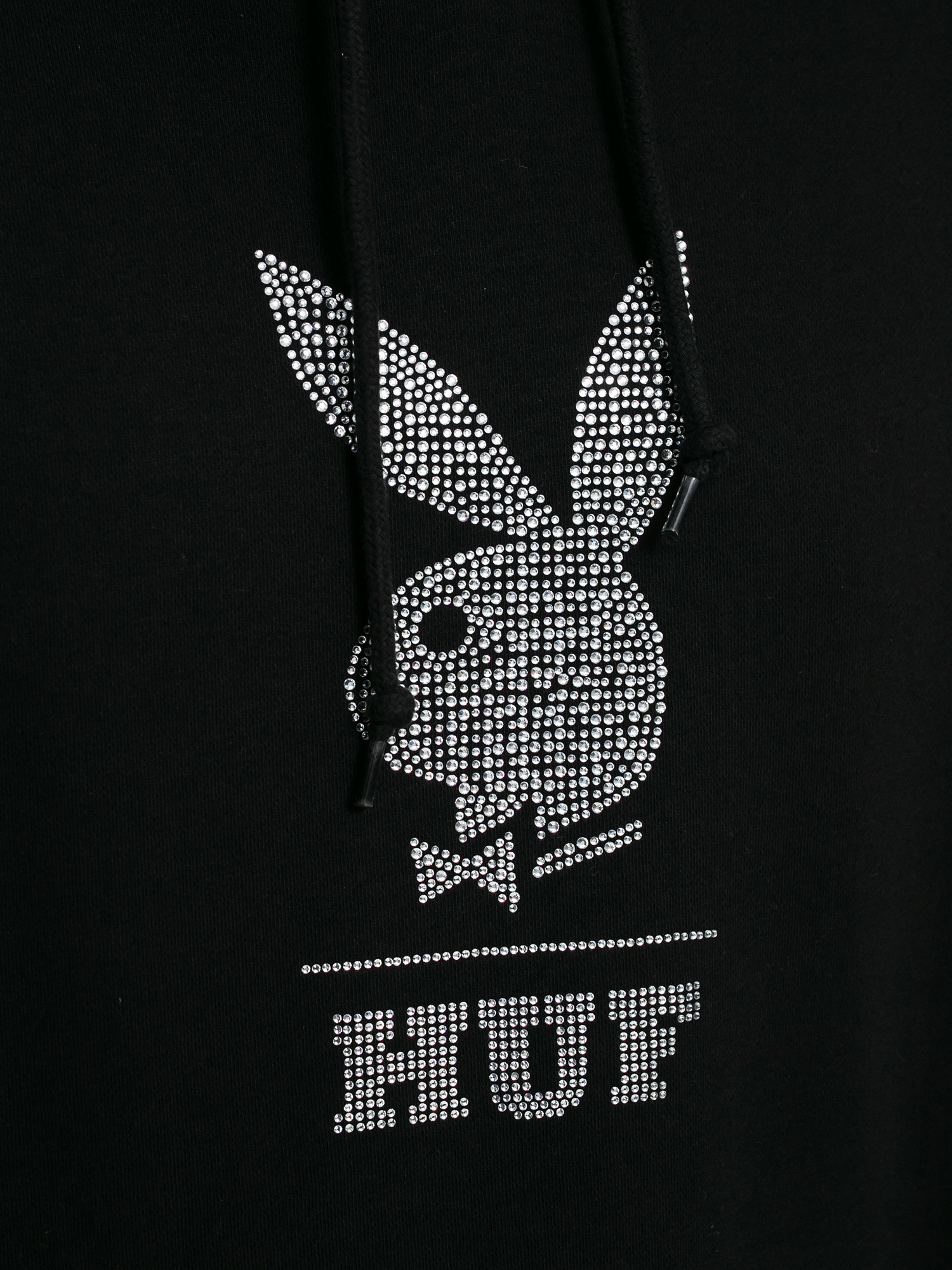 HUF X Playboy Rhinestone HD Kapucnis pulóver (black)