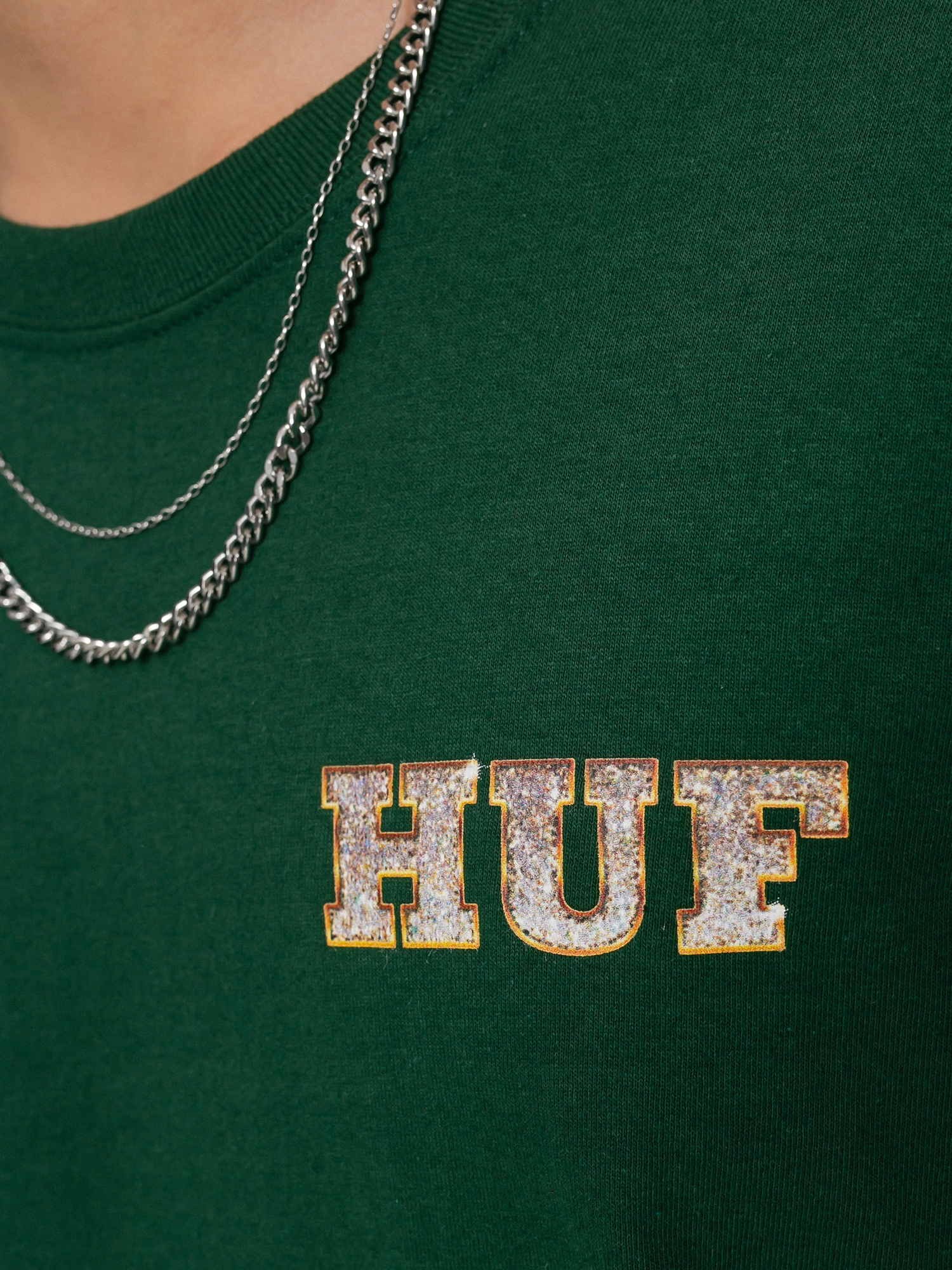 HUF X Playboy Vvs Logo póló (forest green)