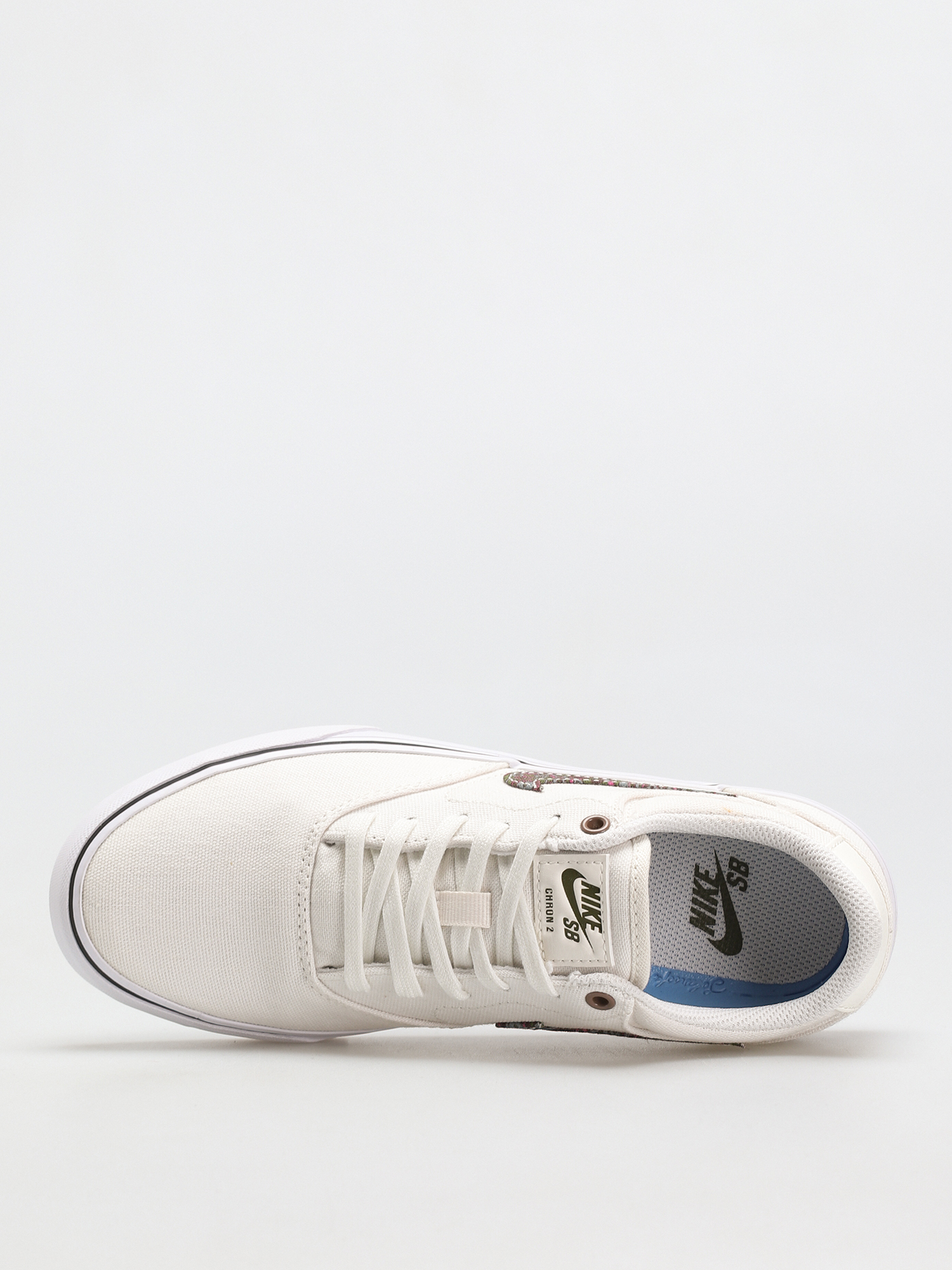 Nike SB Chron 2 Canvas Premium Cipők (sail/rough green sangria cool grey)