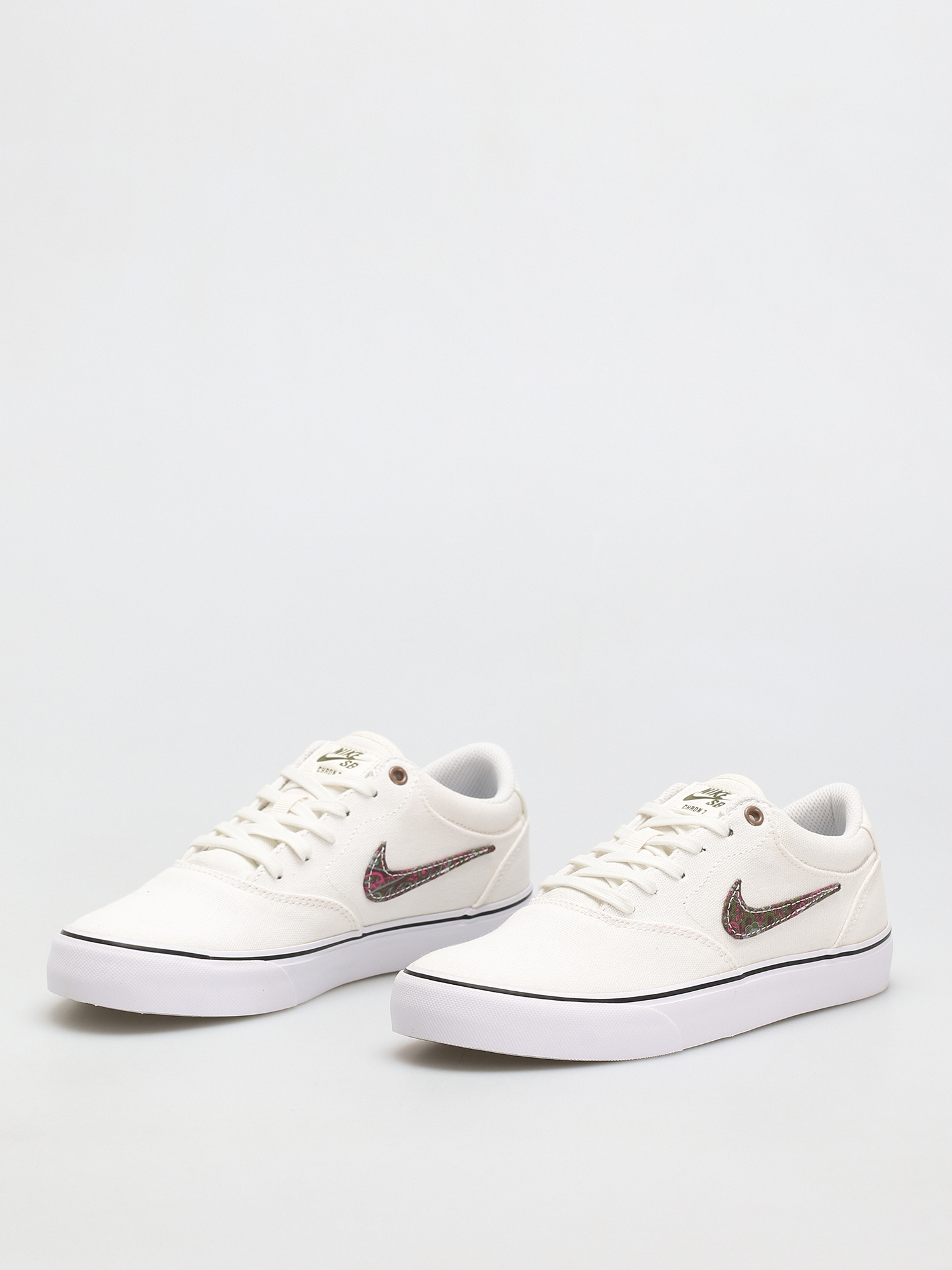 Nike SB Chron 2 Canvas Premium Cipők (sail/rough green sangria cool grey)