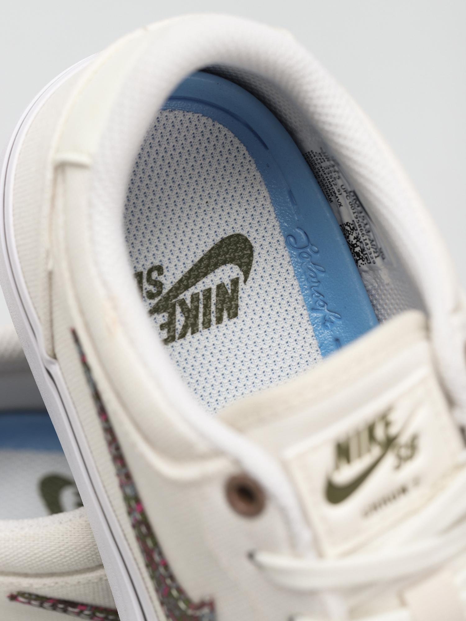 Nike SB Chron 2 Canvas Premium Cipők (sail/rough green sangria cool grey)