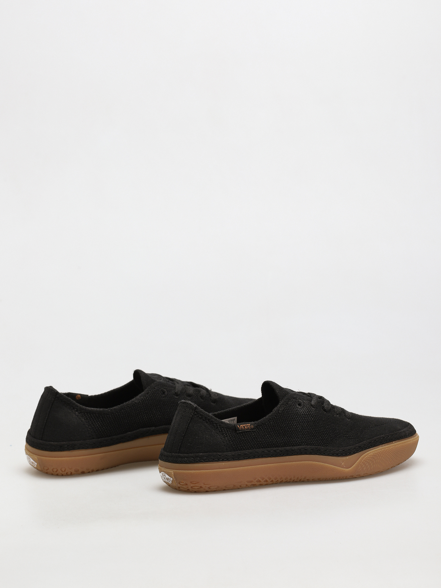 Vans Circle Vee Cipők (black/gum)
