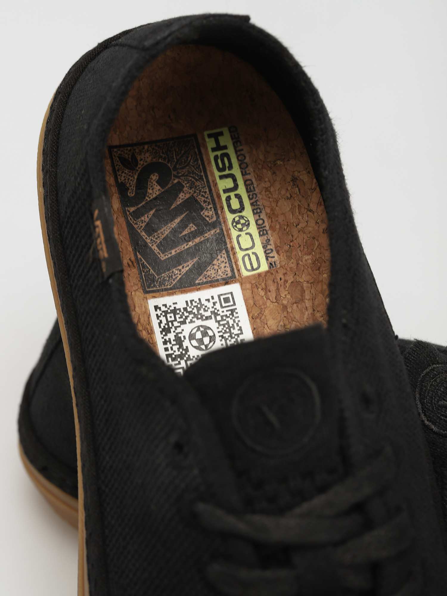 Vans Circle Vee Cipők (black/gum)