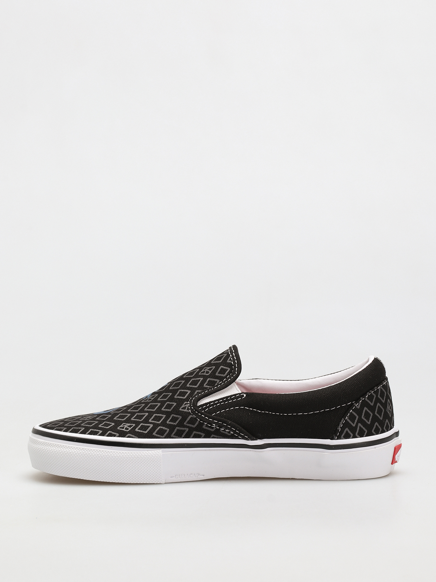 Vans X KROOKED Skate Slip On Cipők (by natas for ray/black)