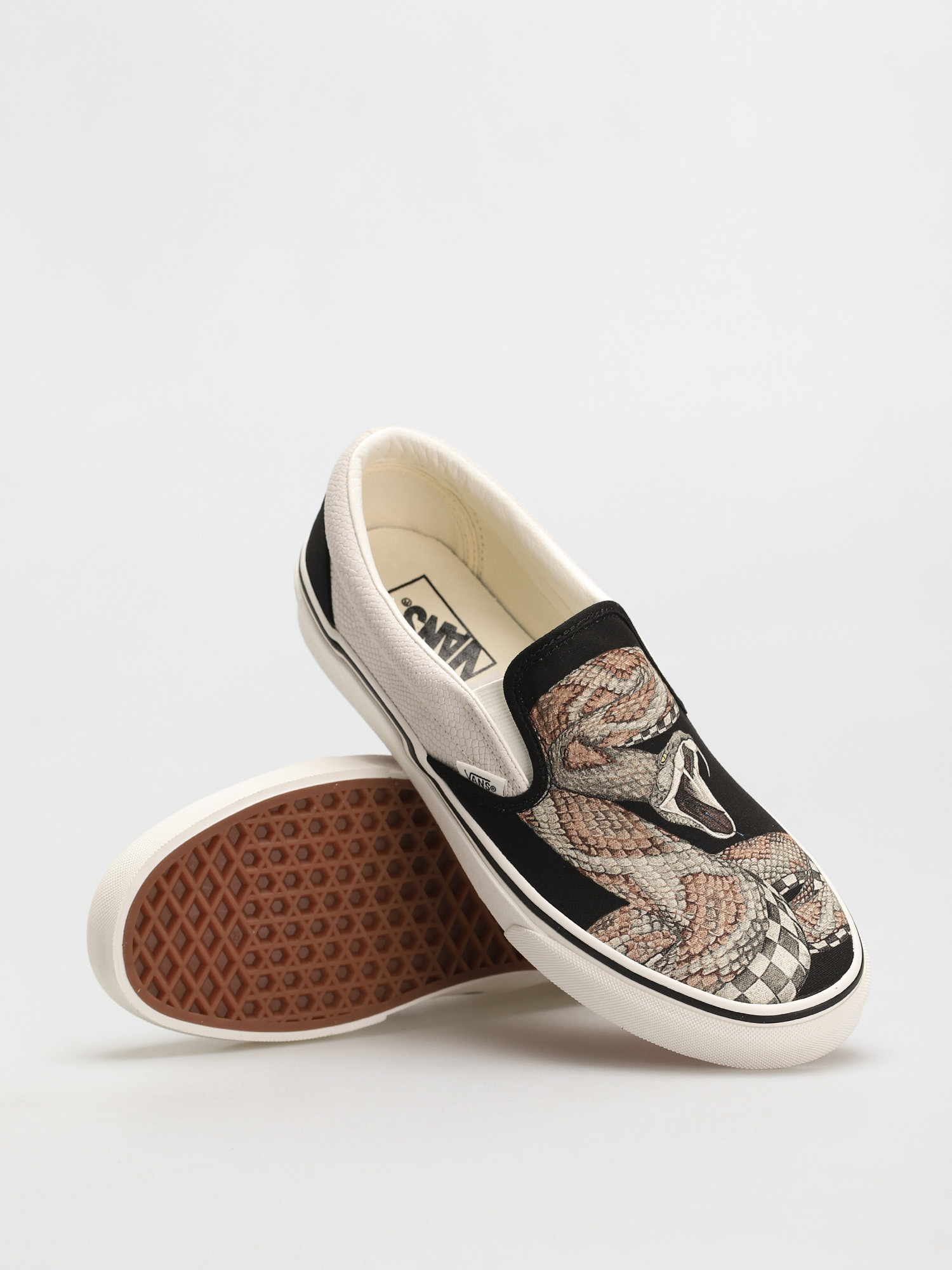 Vans Classic Slip On Cipők (desert/snake/black)