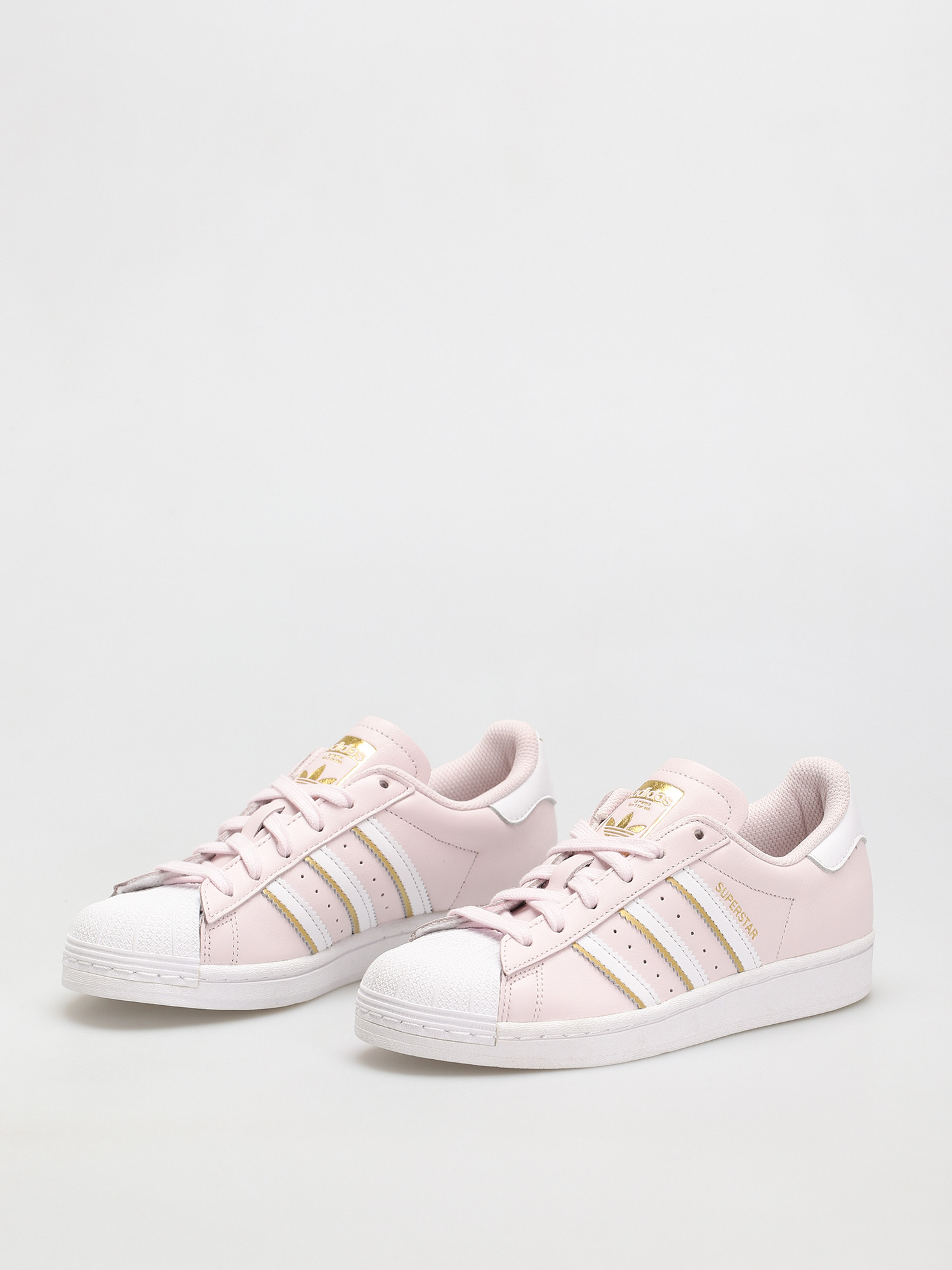 adidas Originals Superstar Cipők Wmn (ftwwht/almpnk/goldmt)