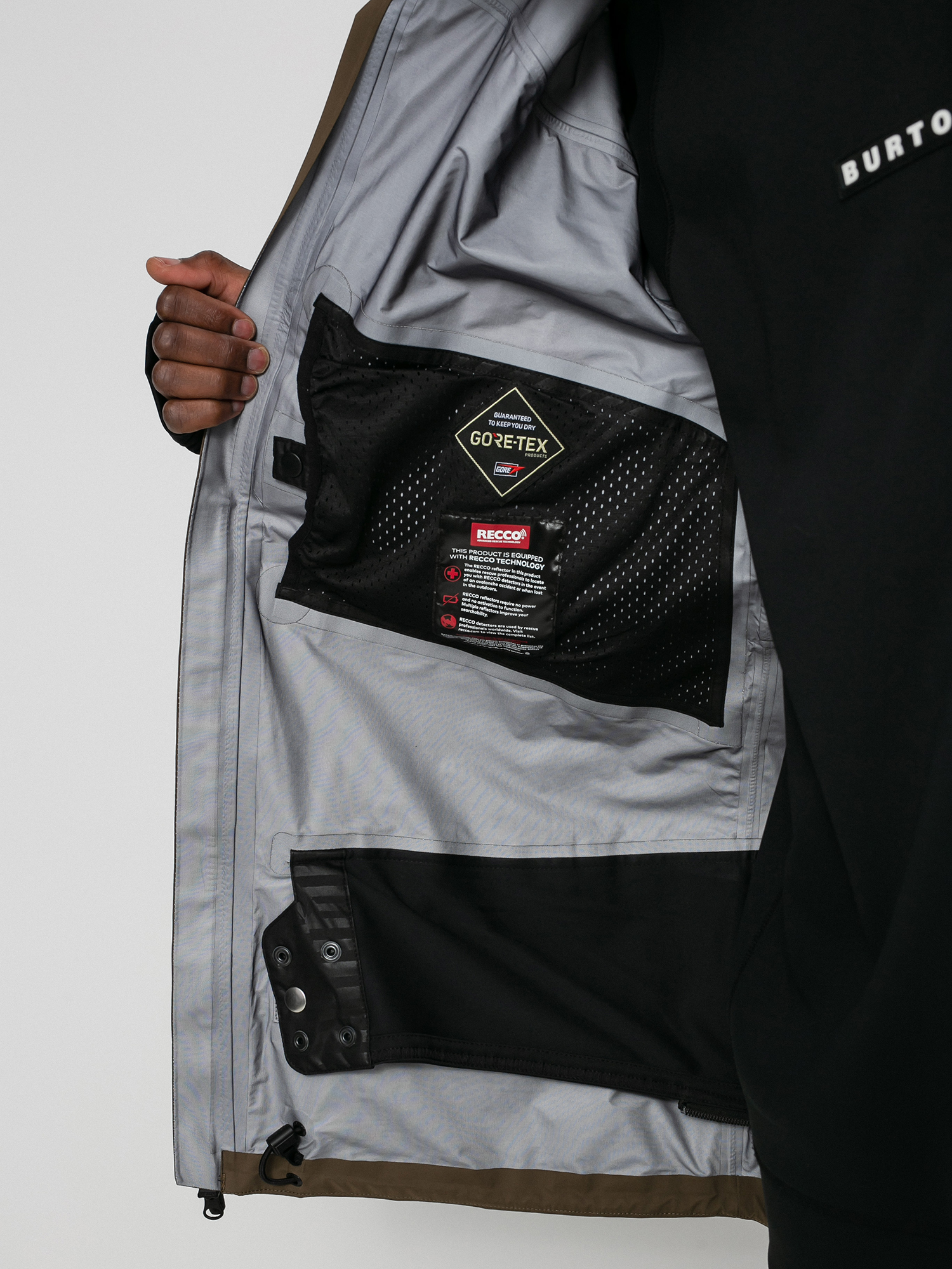 Férfi Volcom Guch Stretch Gore Snowboard dzseki (dark teak)