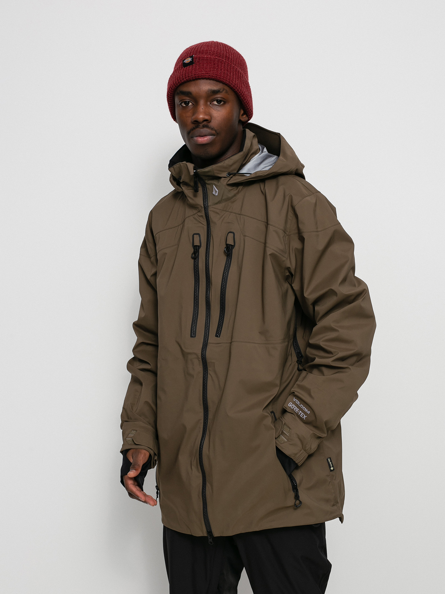 Férfi Volcom Guch Stretch Gore Snowboard dzseki (dark teak)