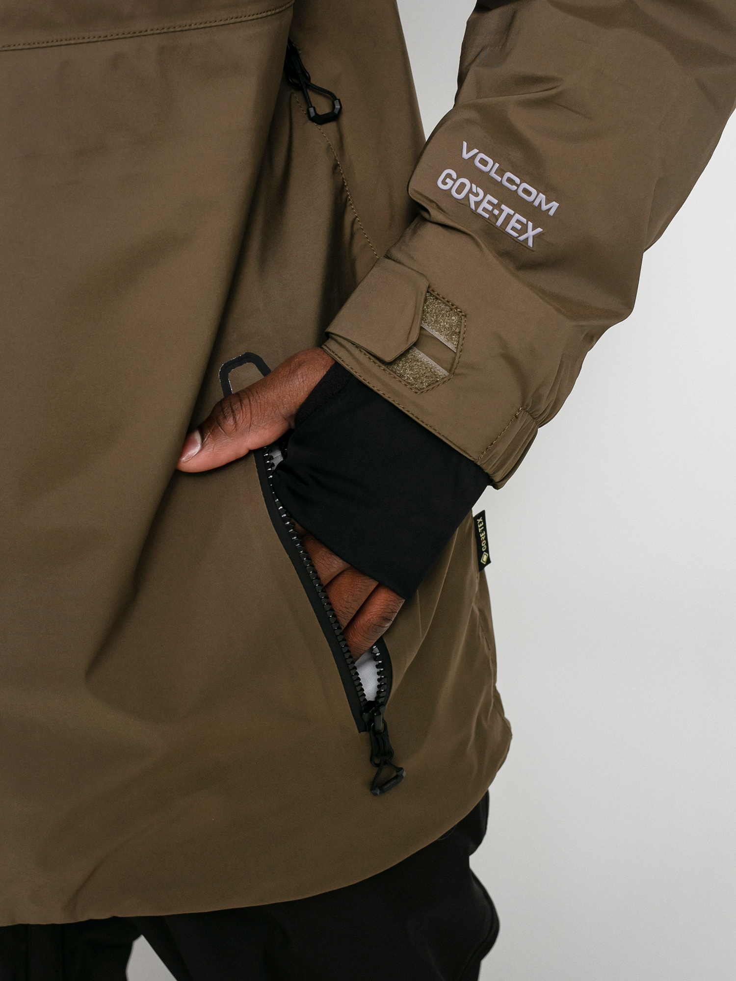 Férfi Volcom Guch Stretch Gore Snowboard dzseki (dark teak)