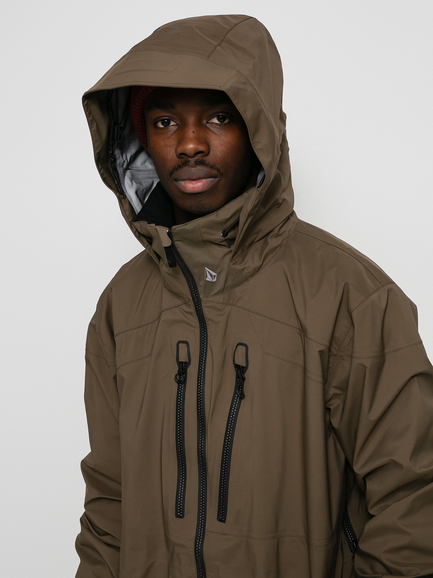 Férfi Volcom Guch Stretch Gore Snowboard dzseki (dark teak)