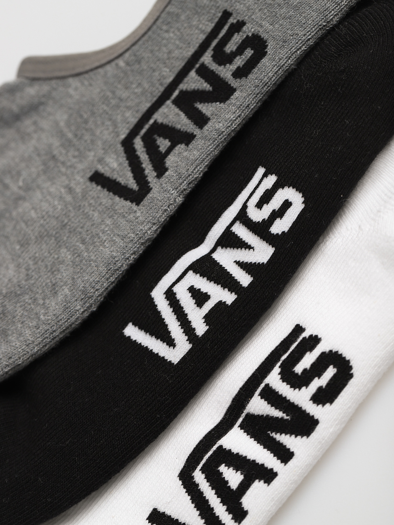 Vans Classic Super No Show 3P Zokni (black assorted)