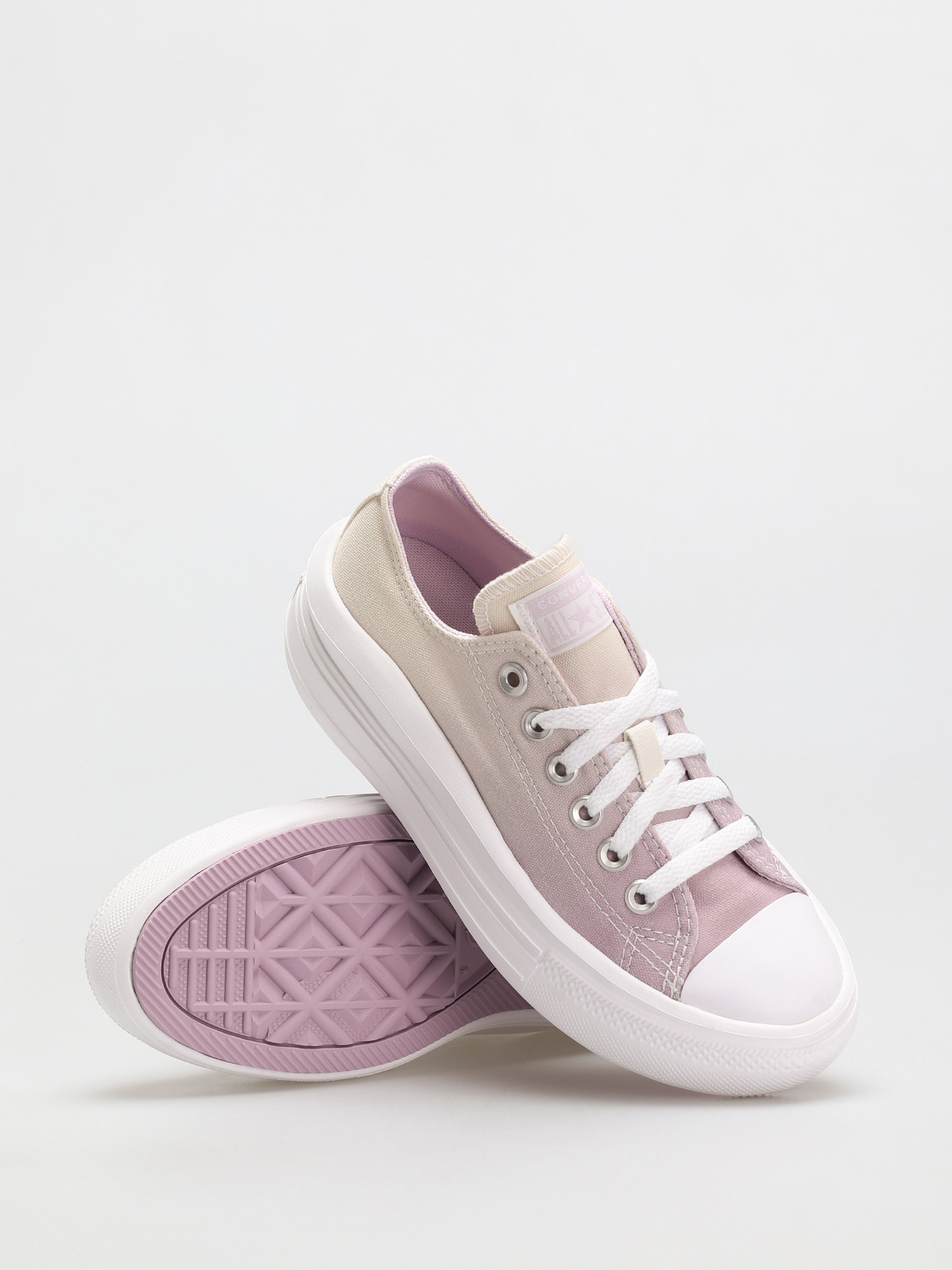 Converse Chuck Taylor All Star Move Ox Cipők (egret/pale amethyst/white)
