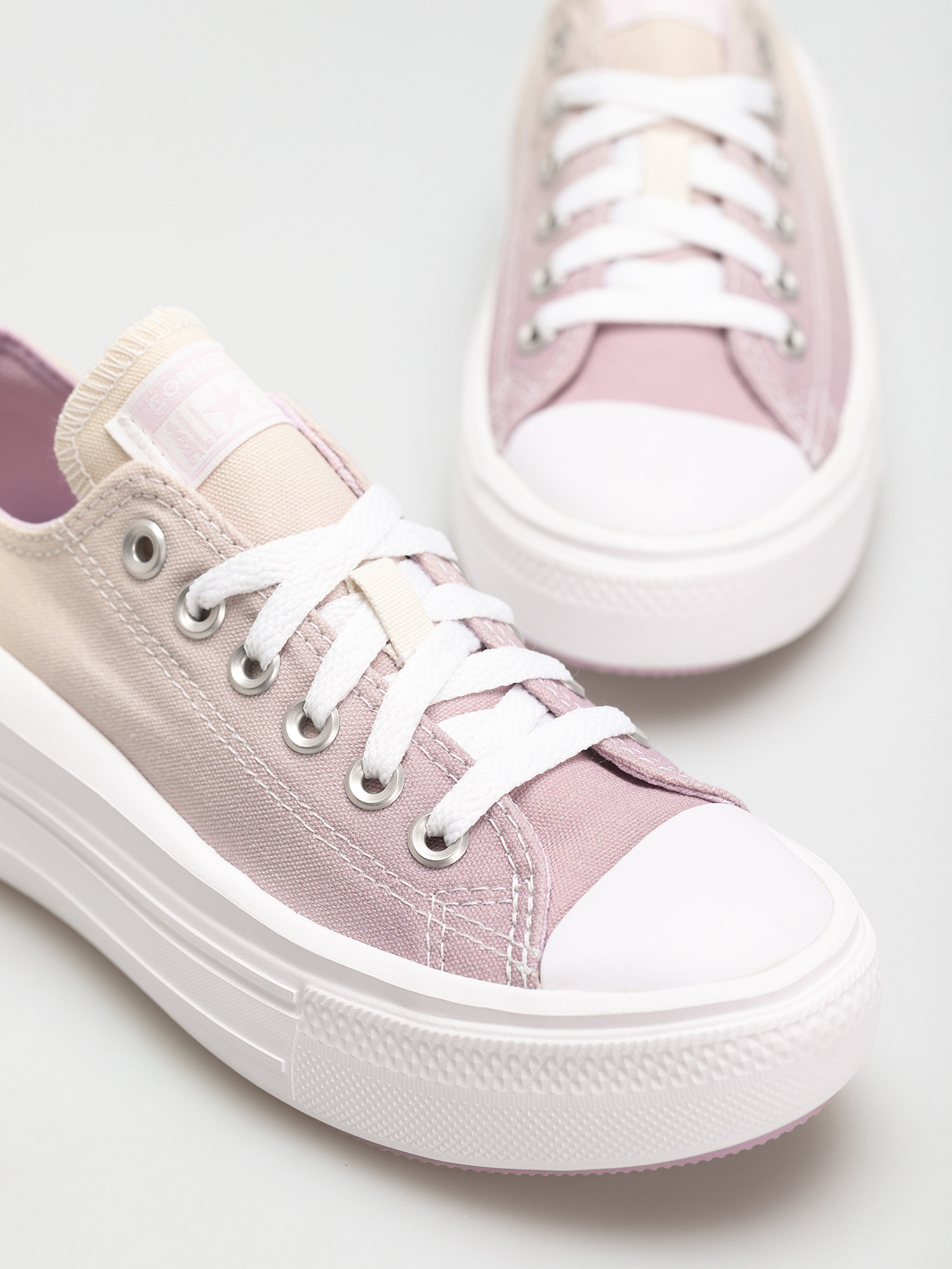 Converse Chuck Taylor All Star Move Ox Cipők (egret/pale amethyst/white)