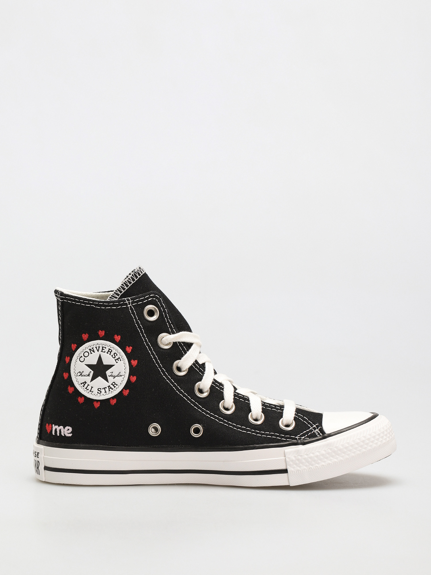 Converse Chuck Taylor All Star Hi Tornacipők Wmn (black/vintage white/cherry blossom)