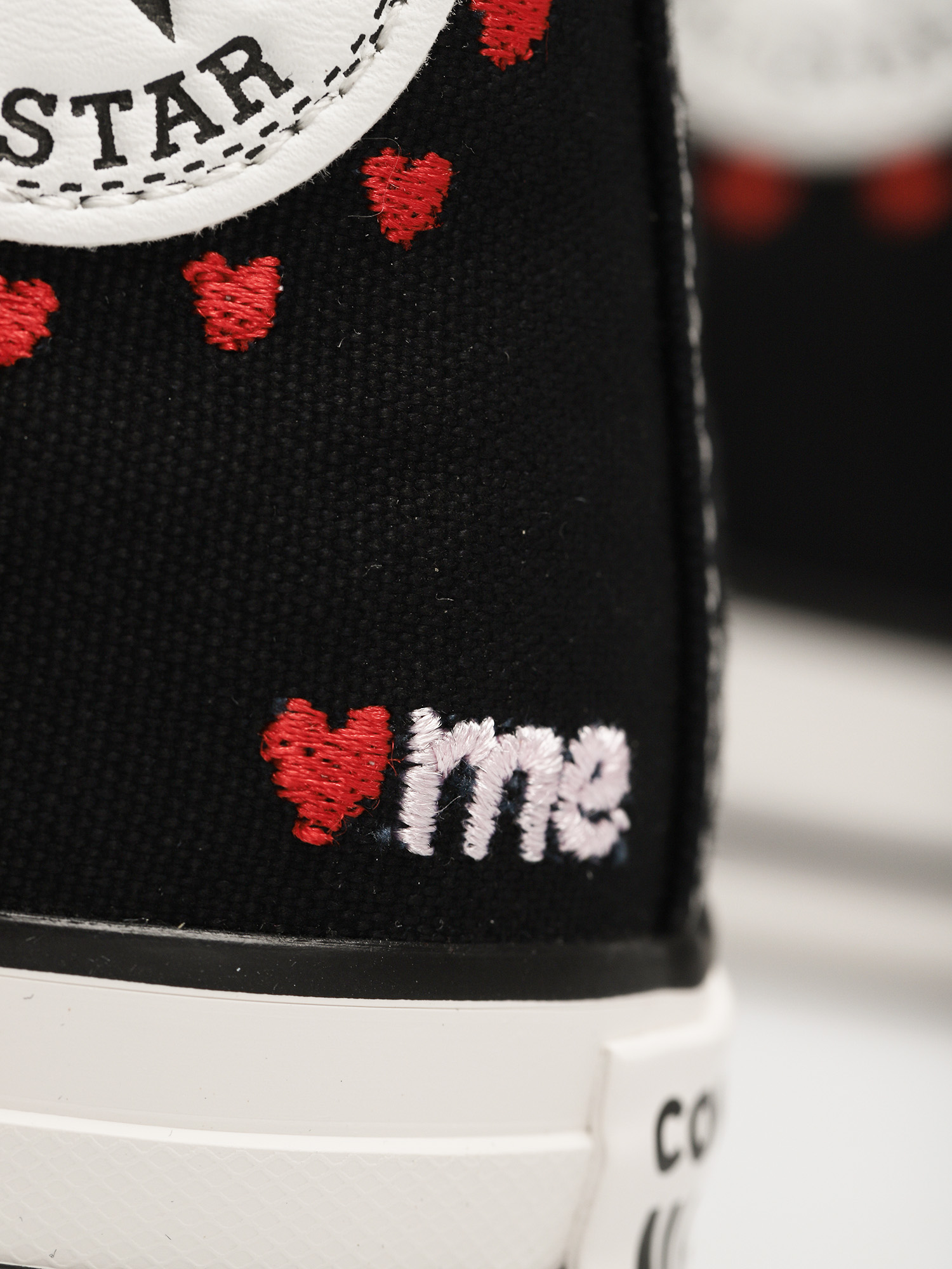 Converse Chuck Taylor All Star Hi Tornacipők Wmn (black/vintage white/cherry blossom)