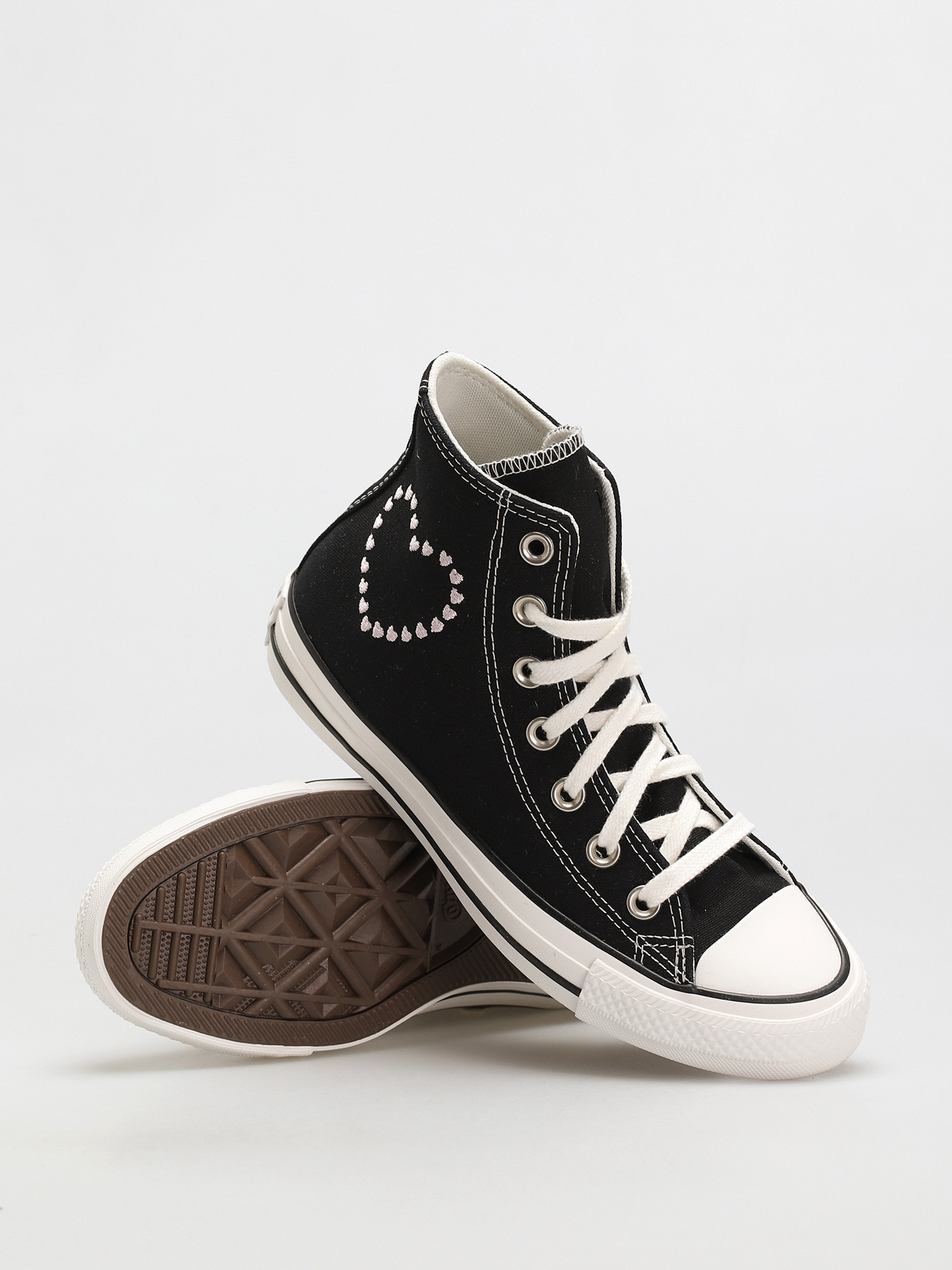 Converse Chuck Taylor All Star Hi Tornacipők Wmn (black/vintage white/cherry blossom)