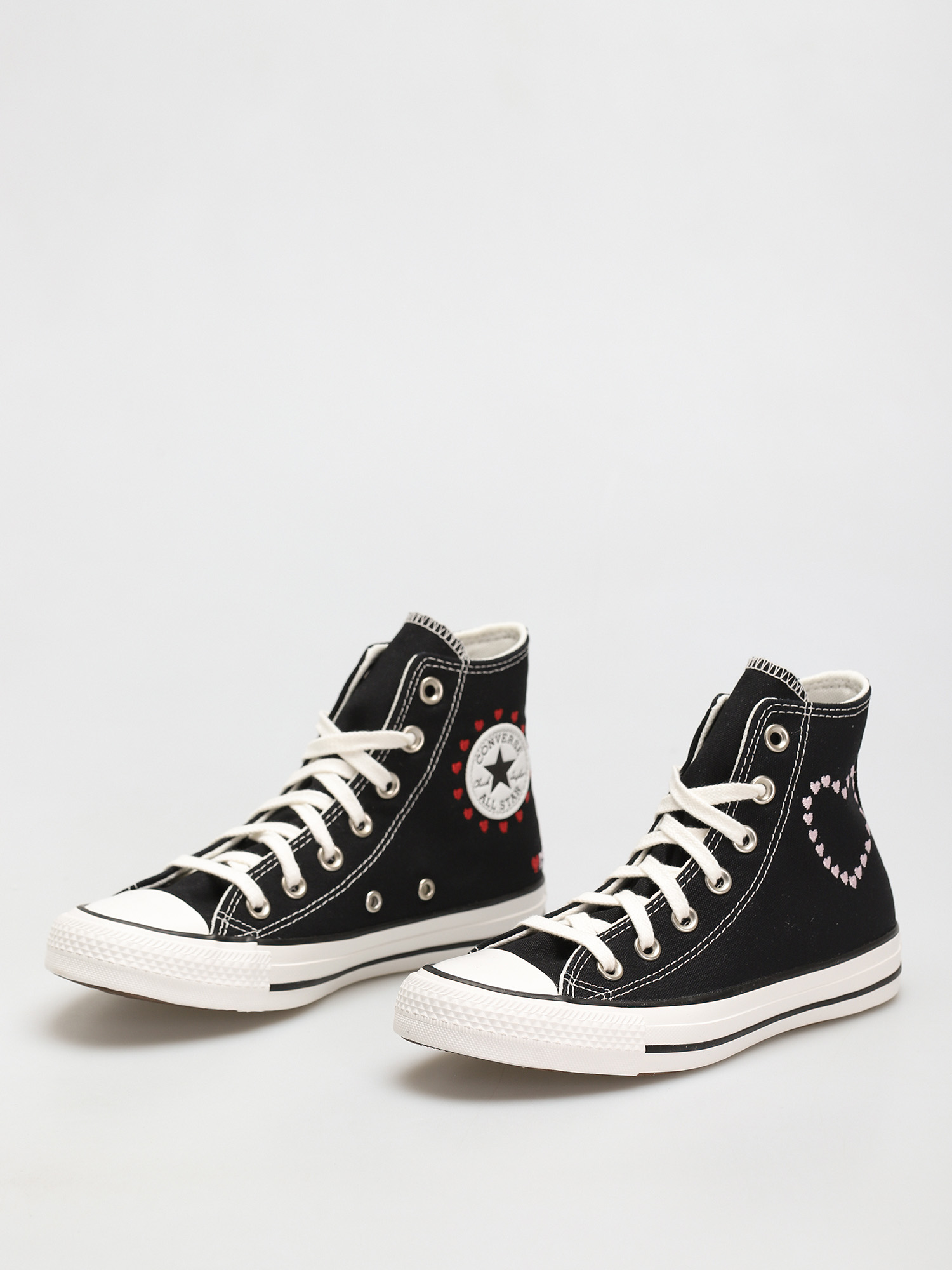 Converse Chuck Taylor All Star Hi Tornacipők Wmn (black/vintage white/cherry blossom)