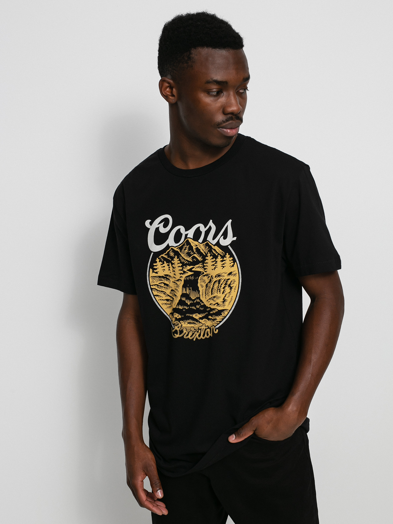 Brixton Coors Rocky Tlrt póló (black)