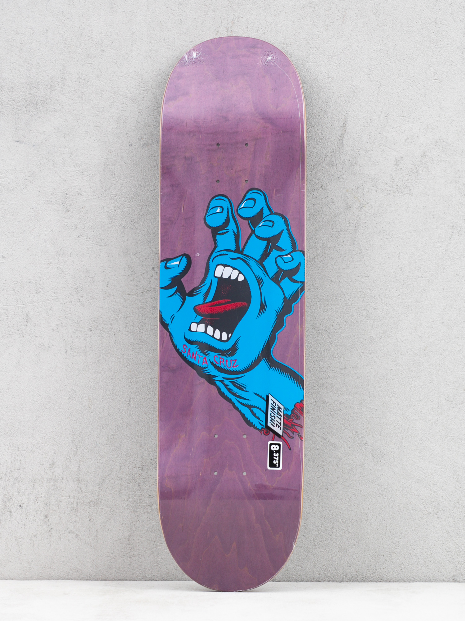 Santa Cruz Screaming Hand Gördeszka lap (purple)