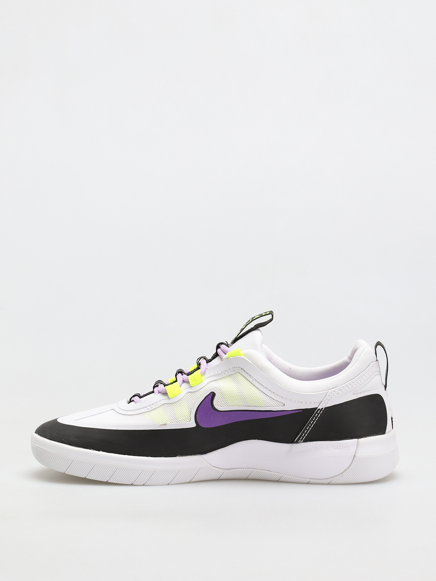 Nike SB Nyjah Free 2 Cipők (black/wild berry white lilac)