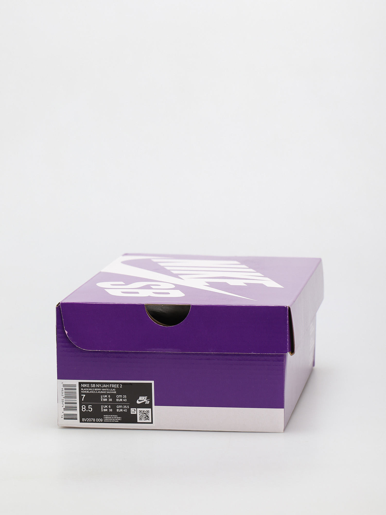 Nike SB Nyjah Free 2 Cipők (black/wild berry white lilac)