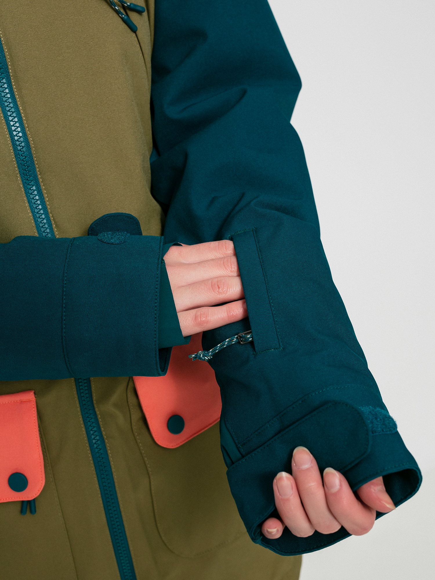 Női Burton Prowess Snowboard dzseki (shaded spruce/martini olive/persimmon)