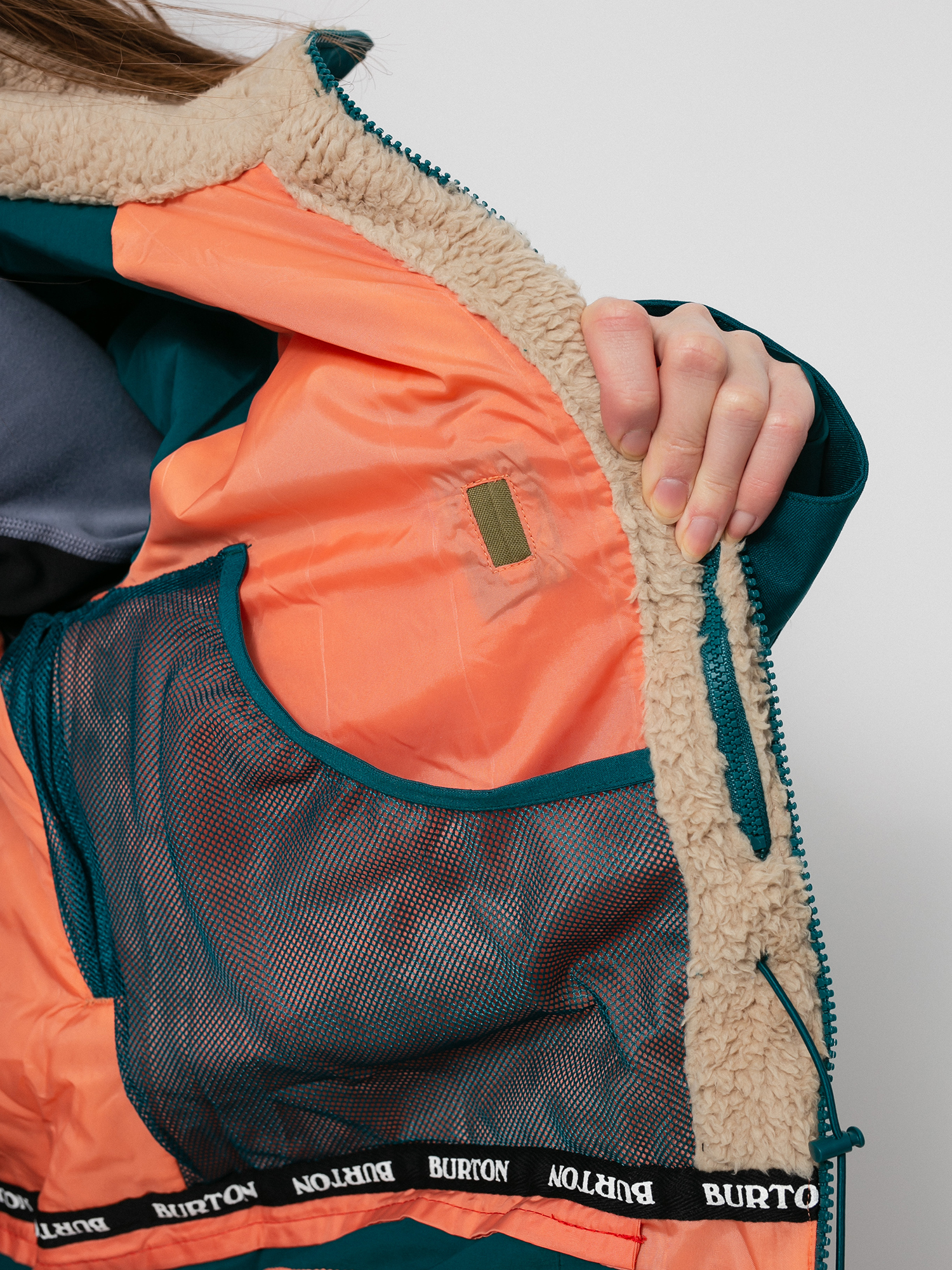 Női Burton Prowess Snowboard dzseki (shaded spruce/martini olive/persimmon)