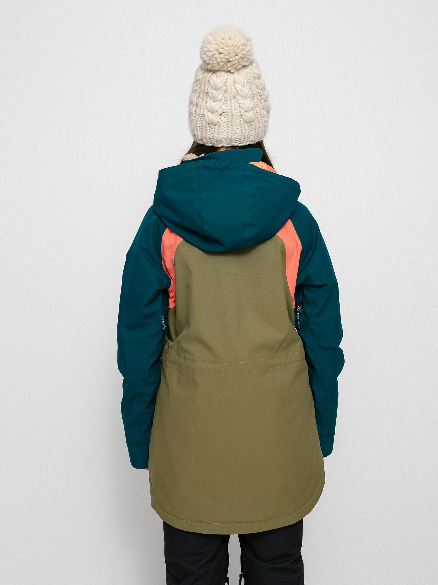 Női Burton Prowess Snowboard dzseki (shaded spruce/martini olive/persimmon)