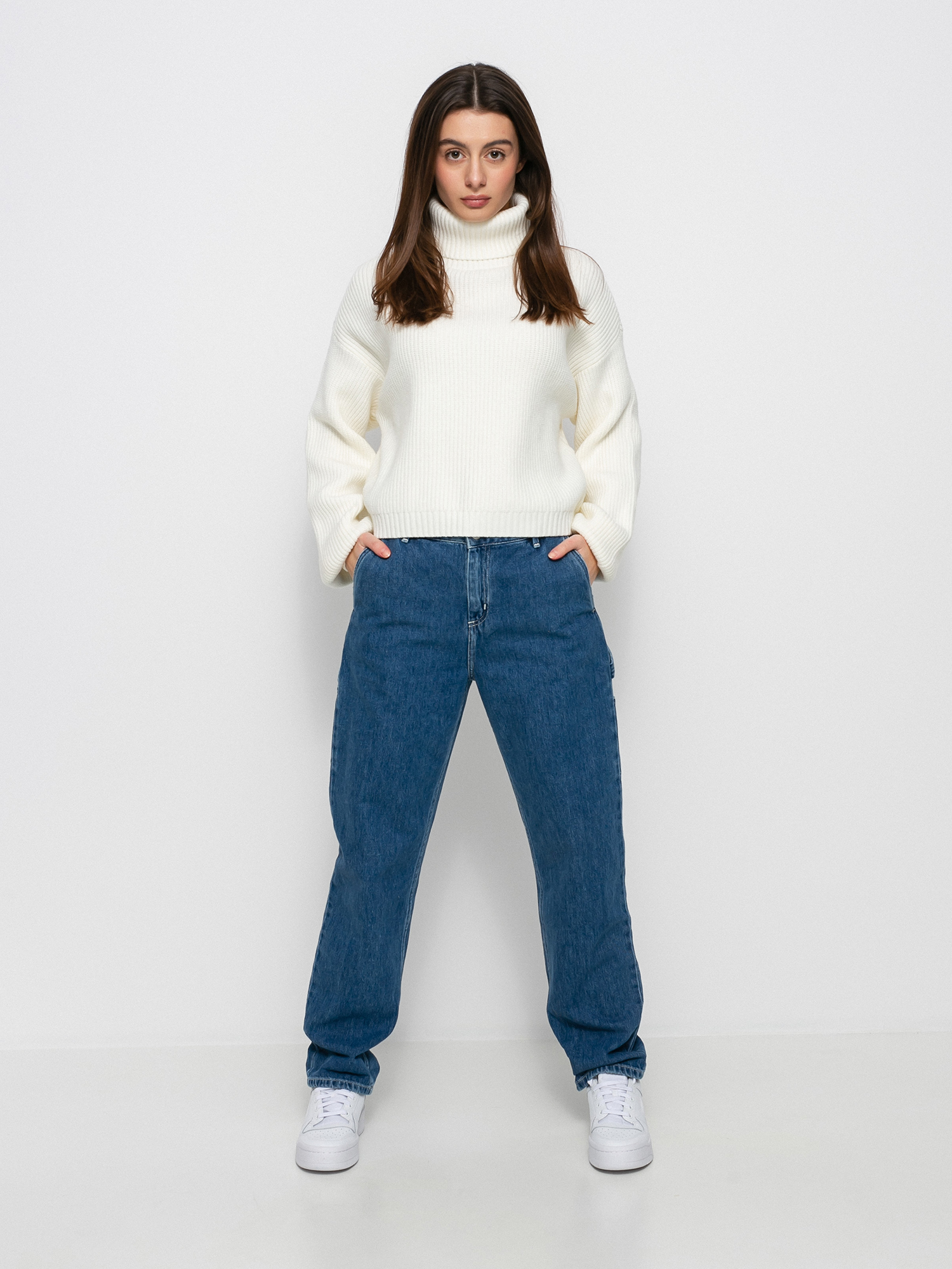 RVCA Citizen Sweater Pulóver Wmn (cloud)