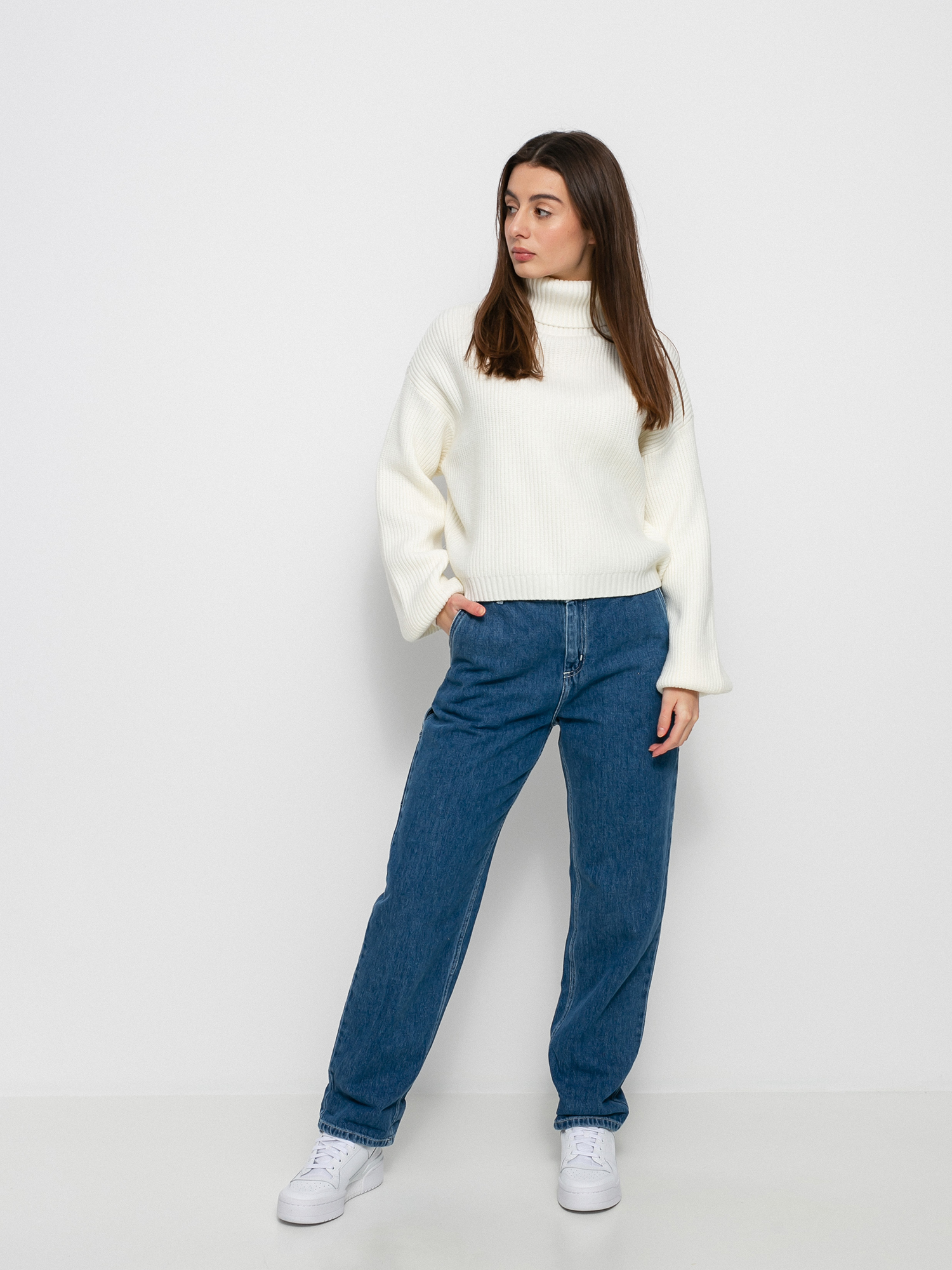 RVCA Citizen Sweater Pulóver Wmn (cloud)