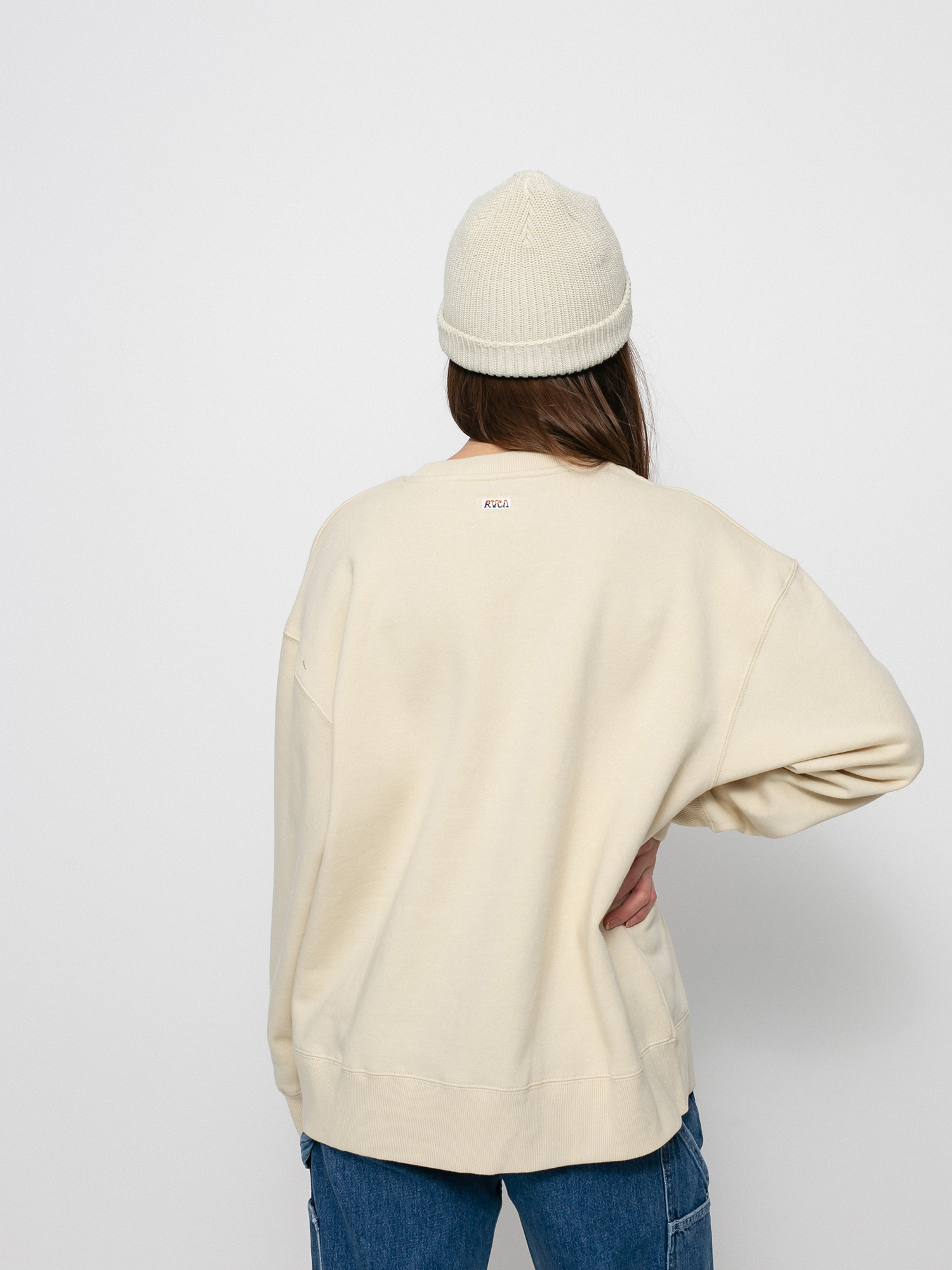 RVCA Mel G Flutter Crew Pulóver Wmn (birch)