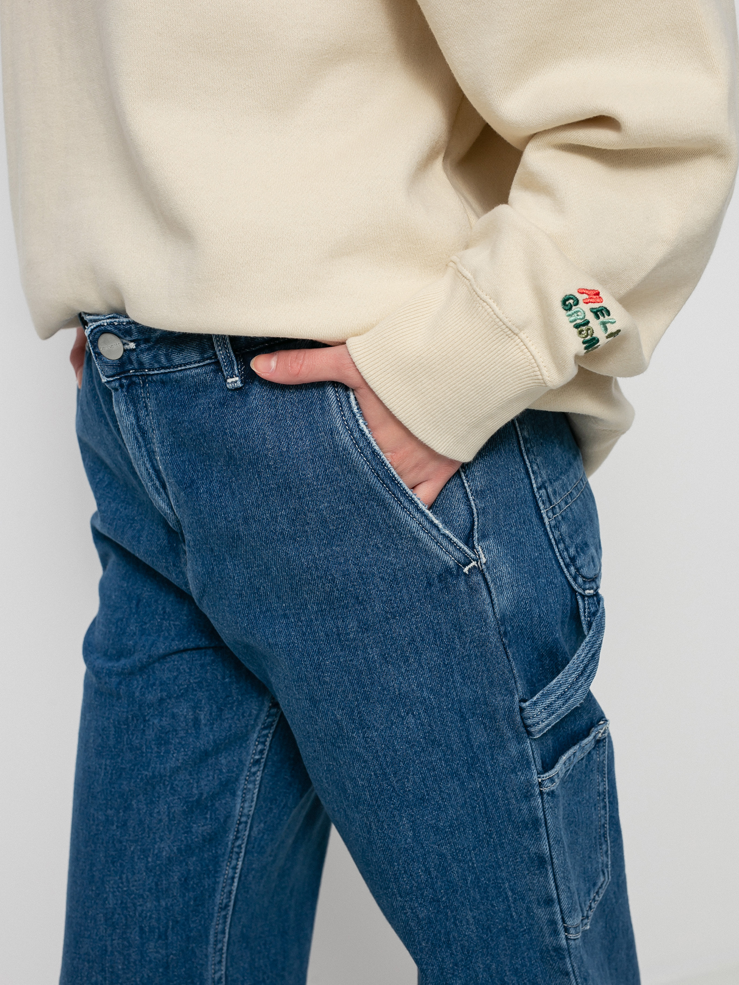 Carhartt WIP Pierce Kisnadrág Wmn (blue)