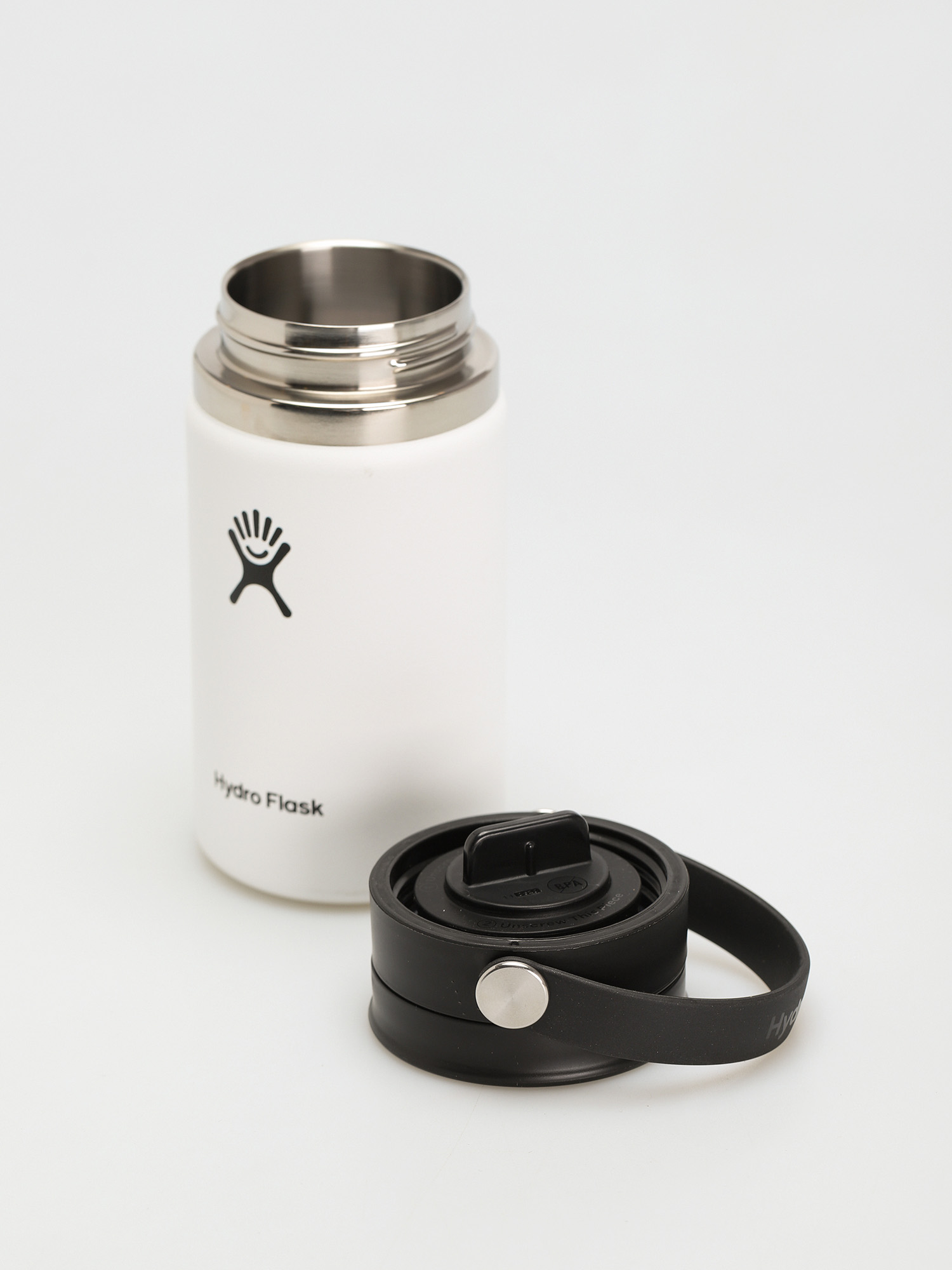 Hydro Flask Wide Mouth Flex Slip Lid 375 Ml Termikus bögre (white)