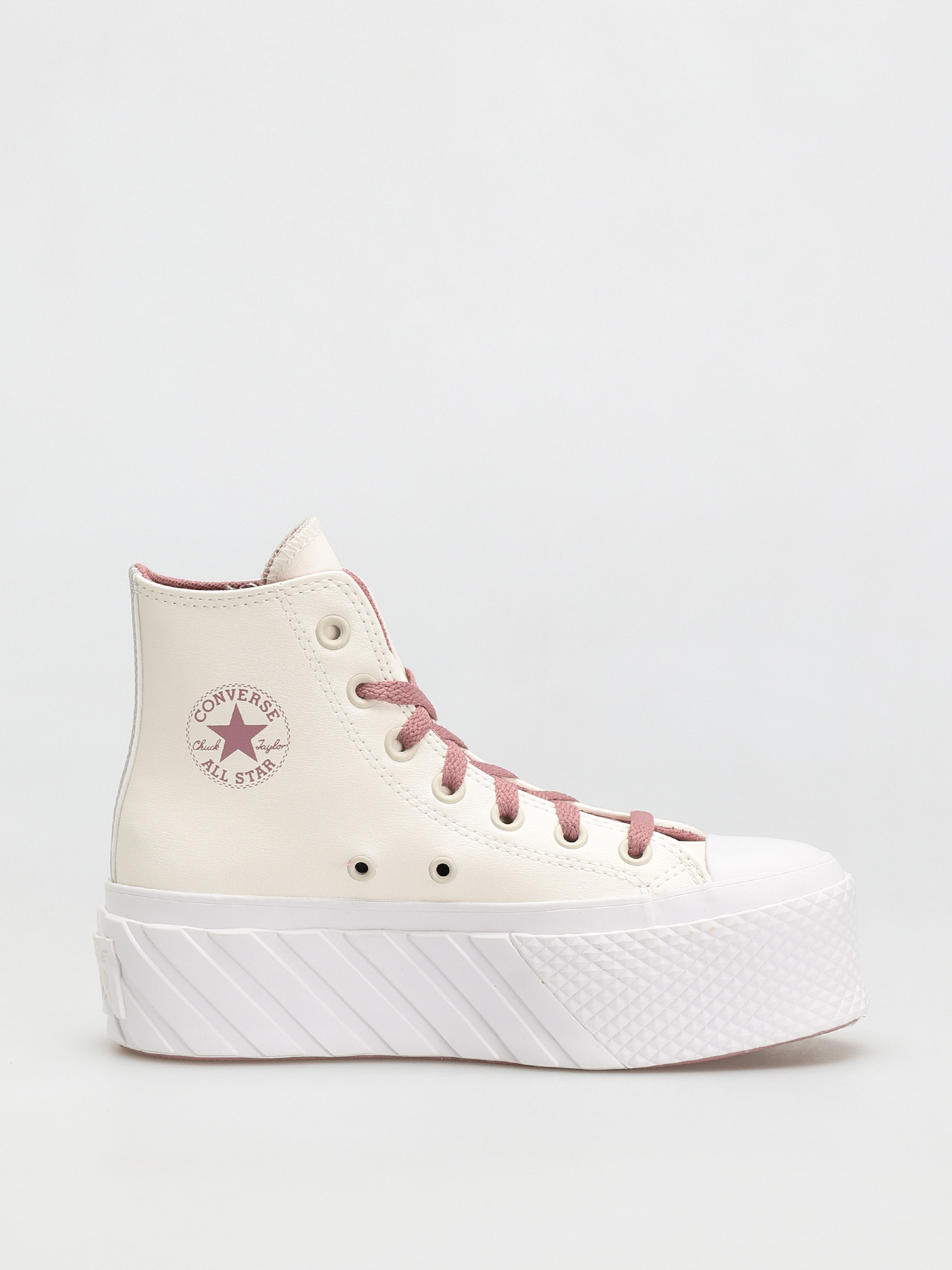 Converse Chuck Taylor All Star Lift 2X Hi Cipők Wmn (egret/pink aura/white)