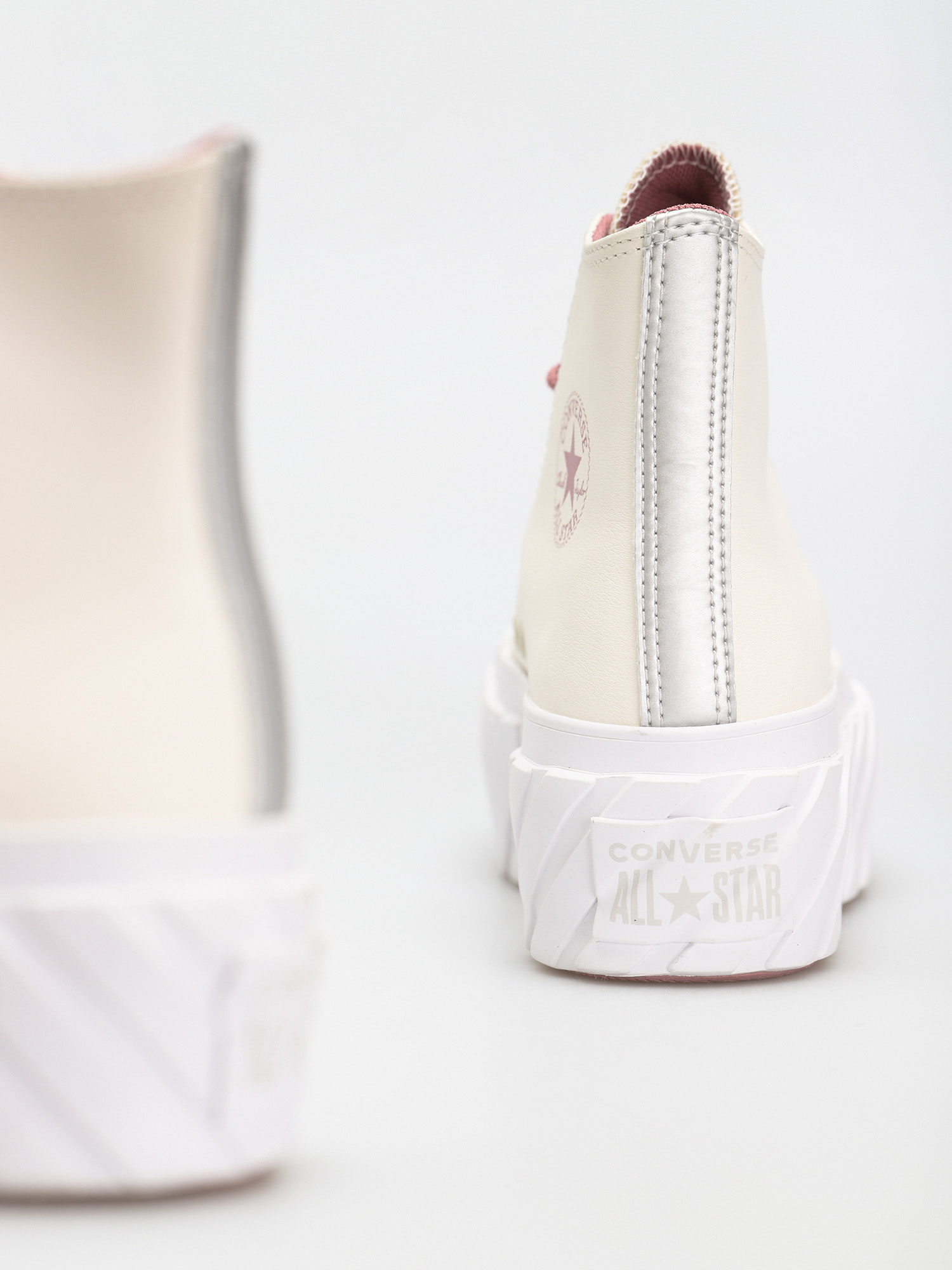 Converse Chuck Taylor All Star Lift 2X Hi Cipők Wmn (egret/pink aura/white)