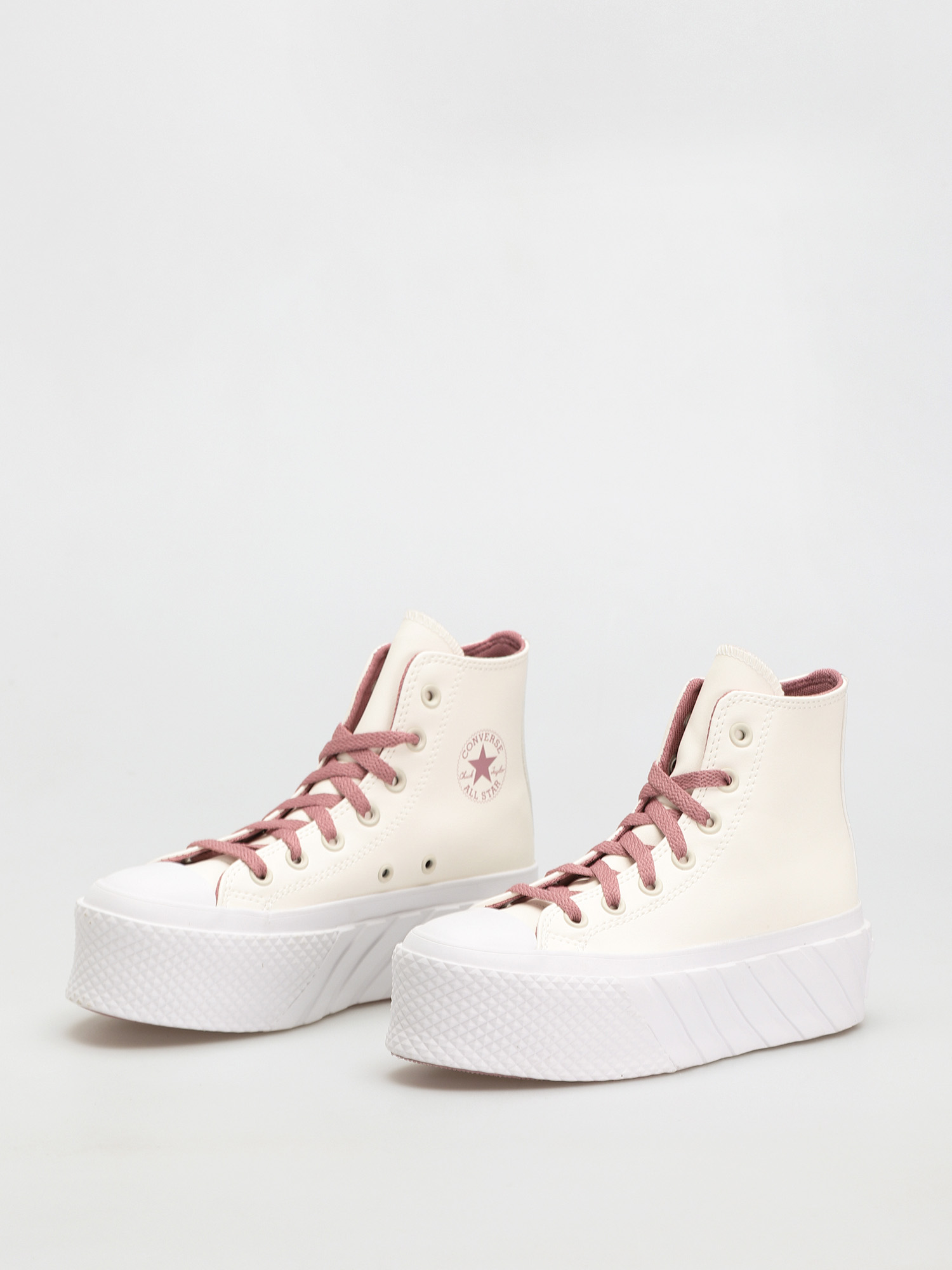 Converse Chuck Taylor All Star Lift 2X Hi Cipők Wmn (egret/pink aura/white)