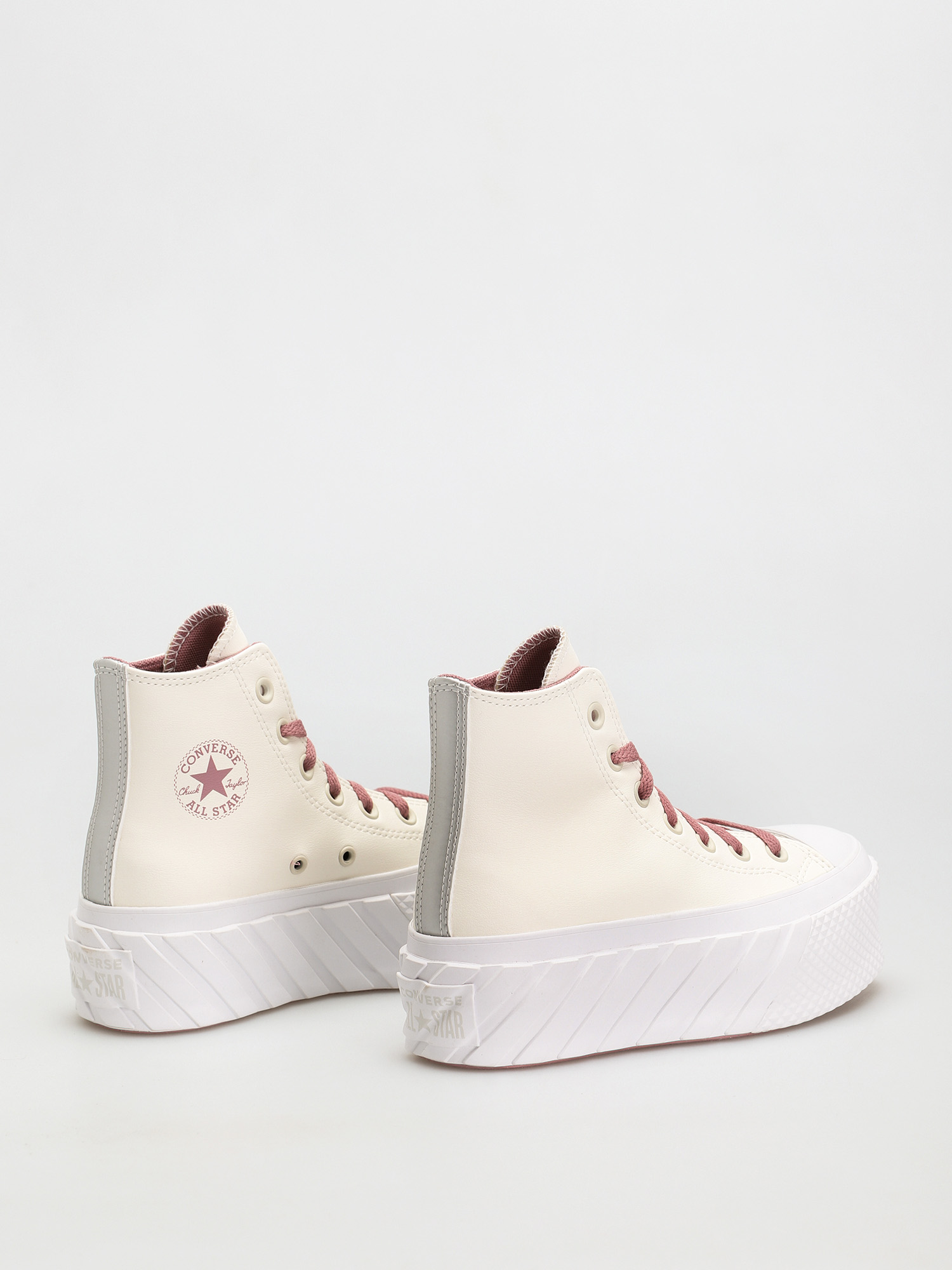 Converse Chuck Taylor All Star Lift 2X Hi Cipők Wmn (egret/pink aura/white)