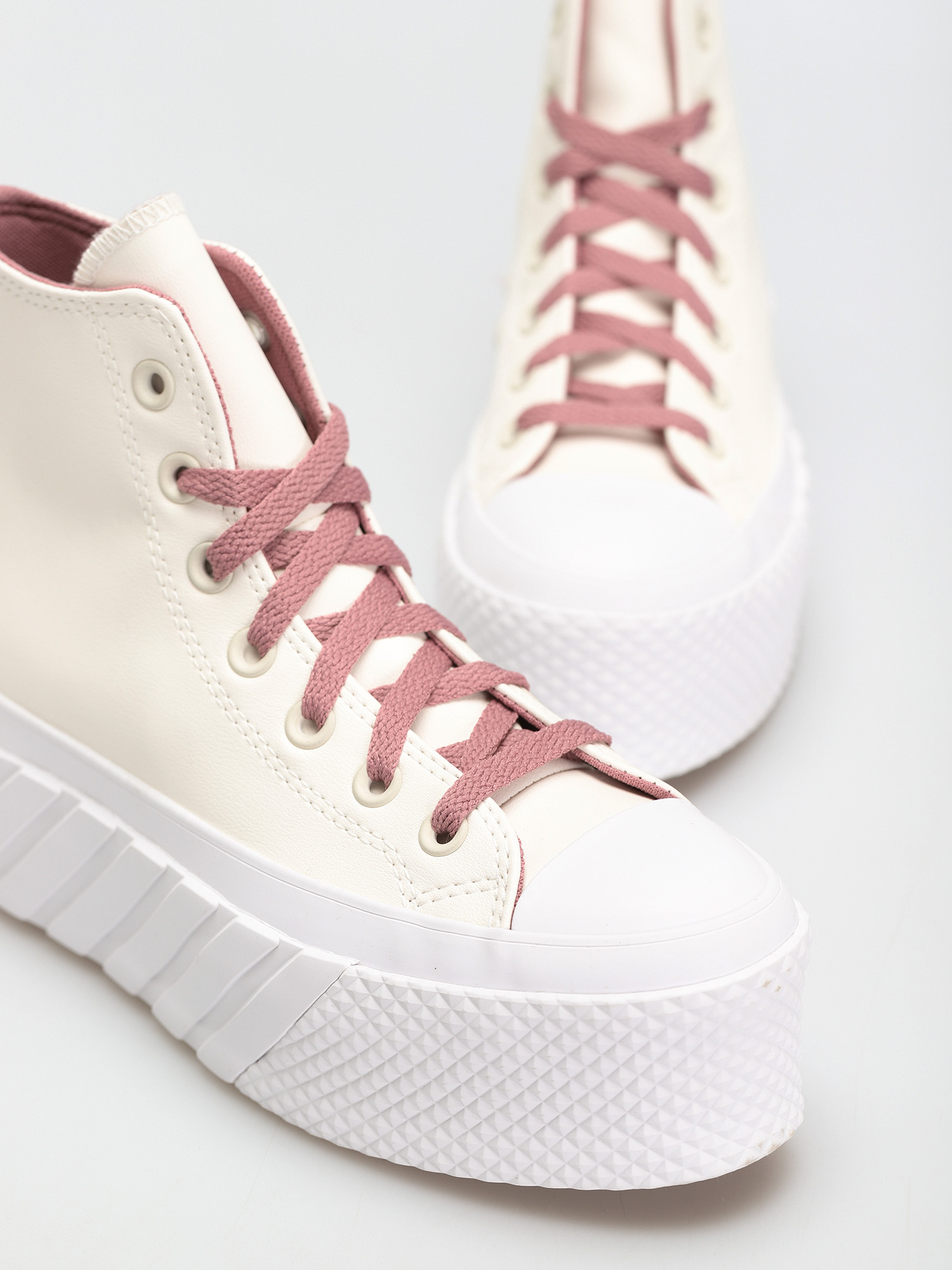 Converse Chuck Taylor All Star Lift 2X Hi Cipők Wmn (egret/pink aura/white)