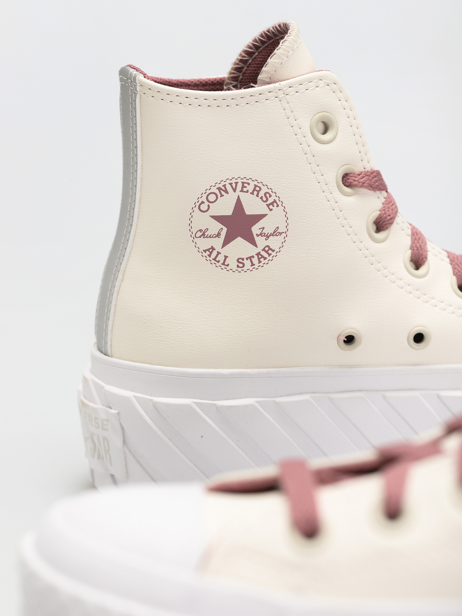 Converse Chuck Taylor All Star Lift 2X Hi Cipők Wmn (egret/pink aura/white)