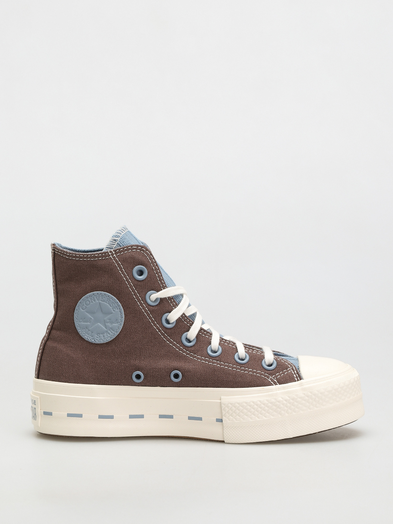 Converse Chuck Taylor All Star Lift Hi Cipők Wmn (brazil nut/indigo oxide/egret)