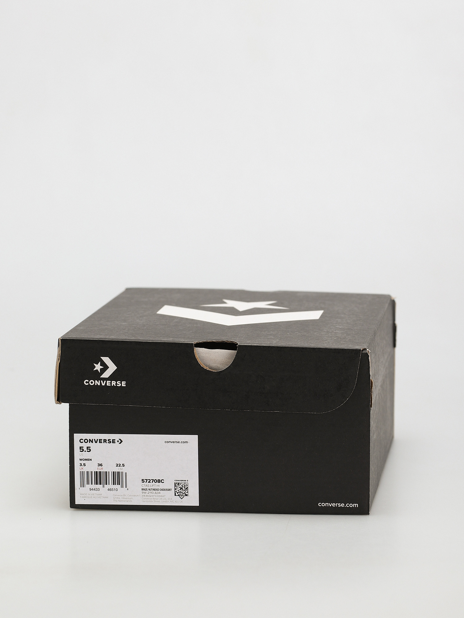 Converse Chuck Taylor All Star Lift Hi Cipők Wmn (brazil nut/indigo oxide/egret)