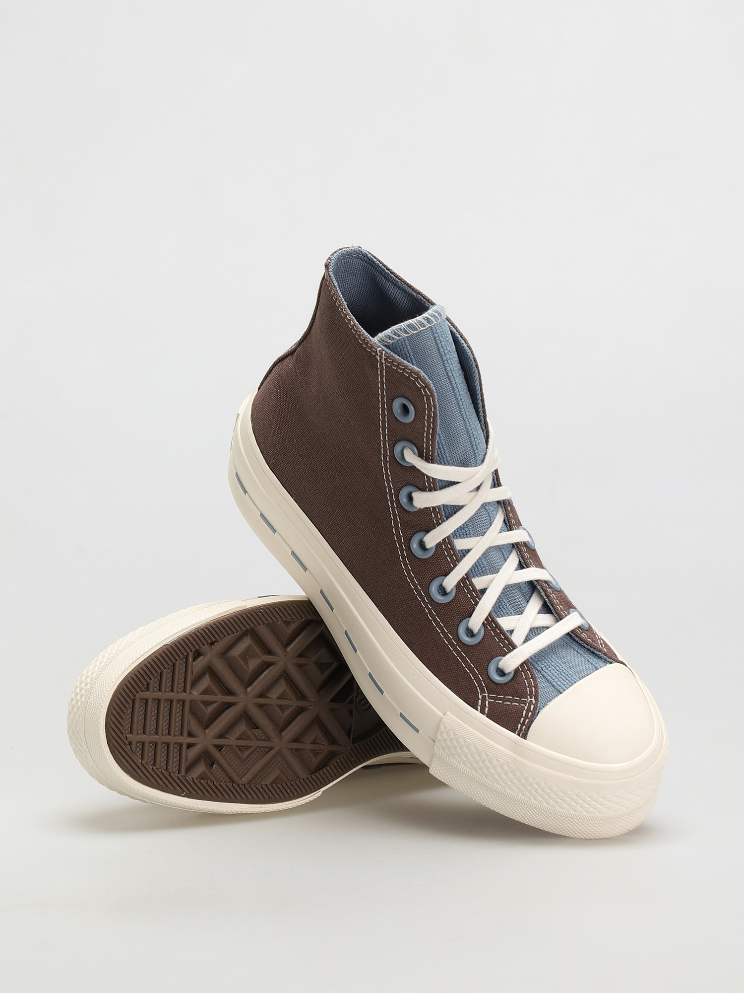 Converse Chuck Taylor All Star Lift Hi Cipők Wmn (brazil nut/indigo oxide/egret)