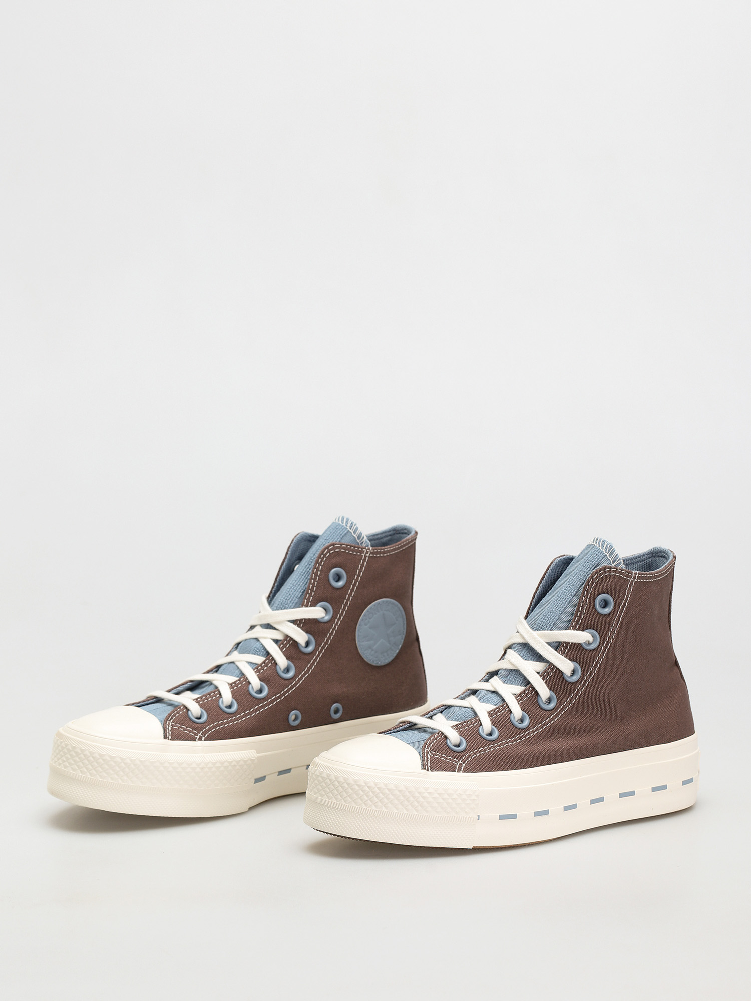 Converse Chuck Taylor All Star Lift Hi Cipők Wmn (brazil nut/indigo oxide/egret)