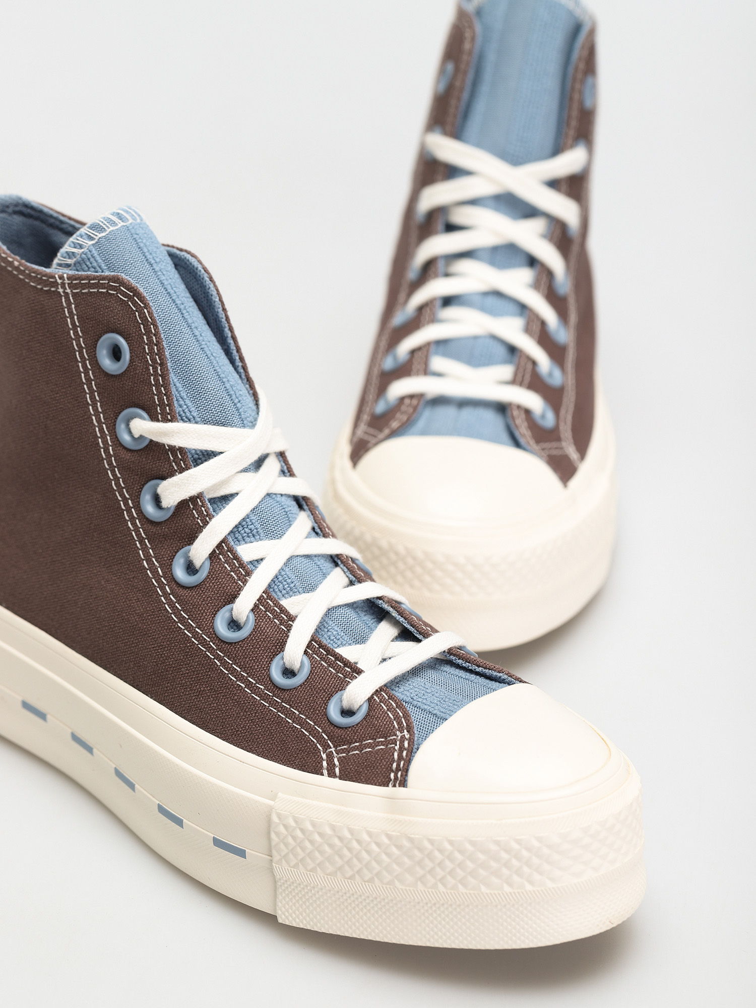 Converse Chuck Taylor All Star Lift Hi Cipők Wmn (brazil nut/indigo oxide/egret)
