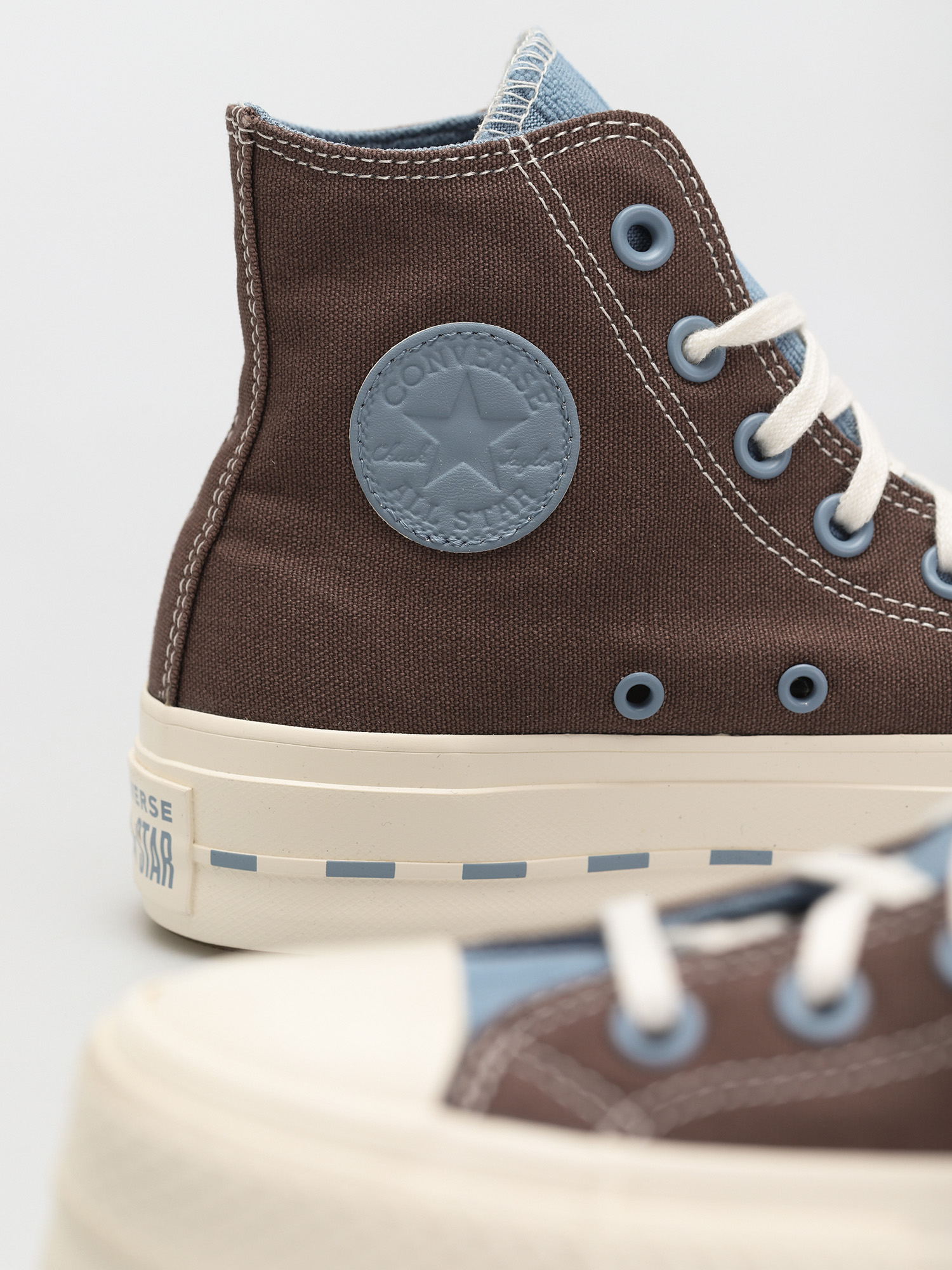 Converse Chuck Taylor All Star Lift Hi Cipők Wmn (brazil nut/indigo oxide/egret)